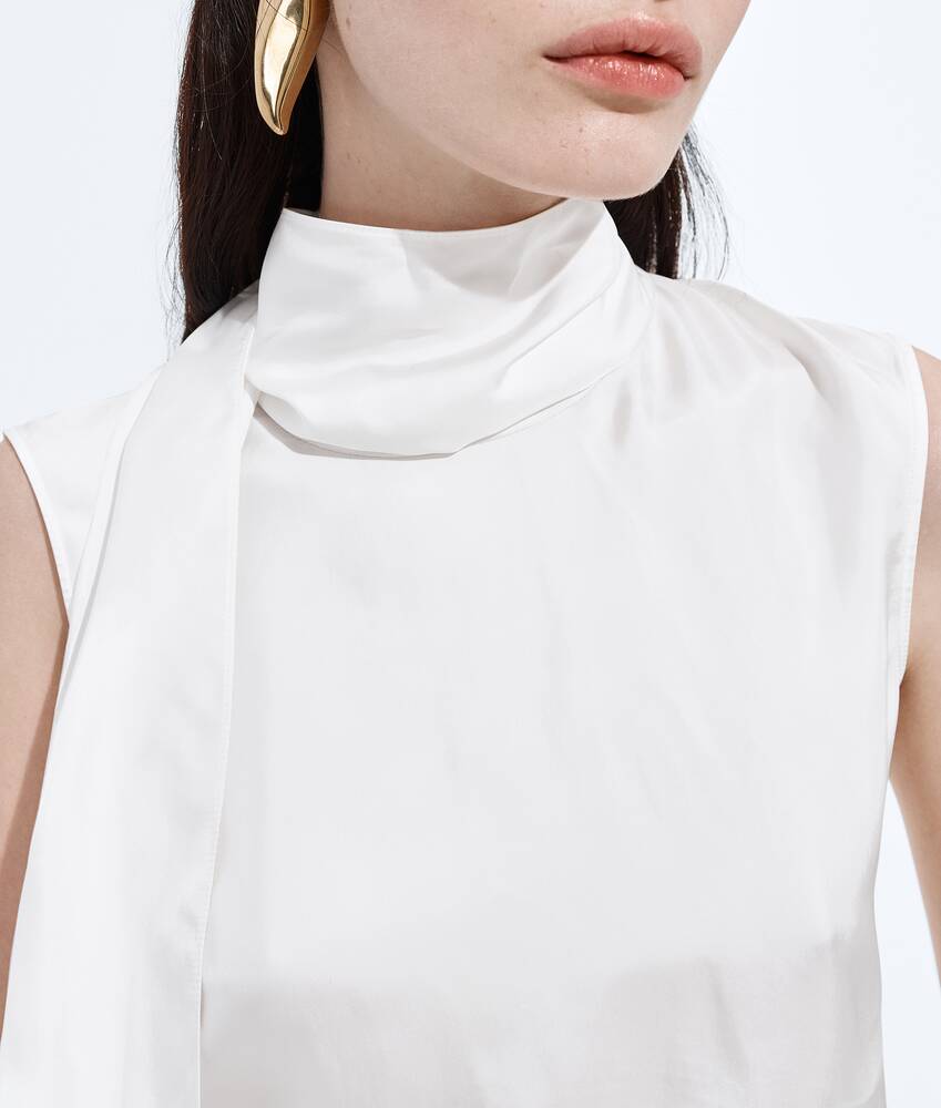 BOTTEGA VENETA 桑蚕丝弹性丝缎质感上衣