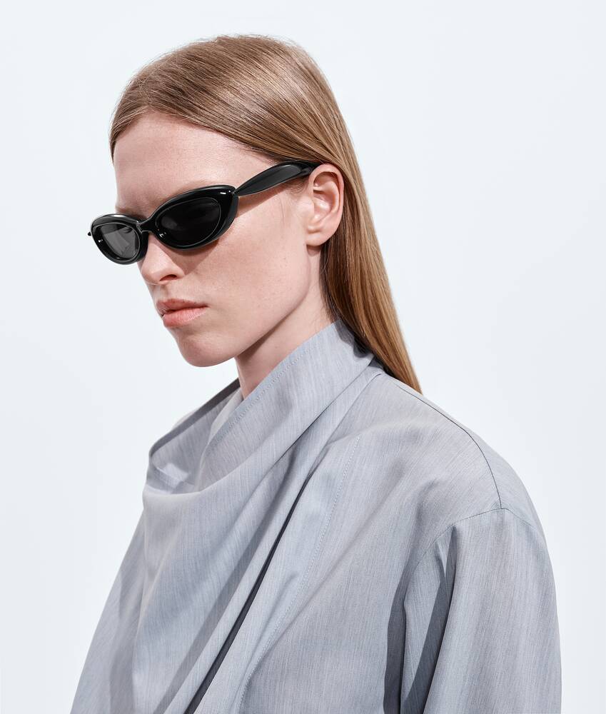 BOTTEGA VENETA Sardine椭圆形太阳眼镜