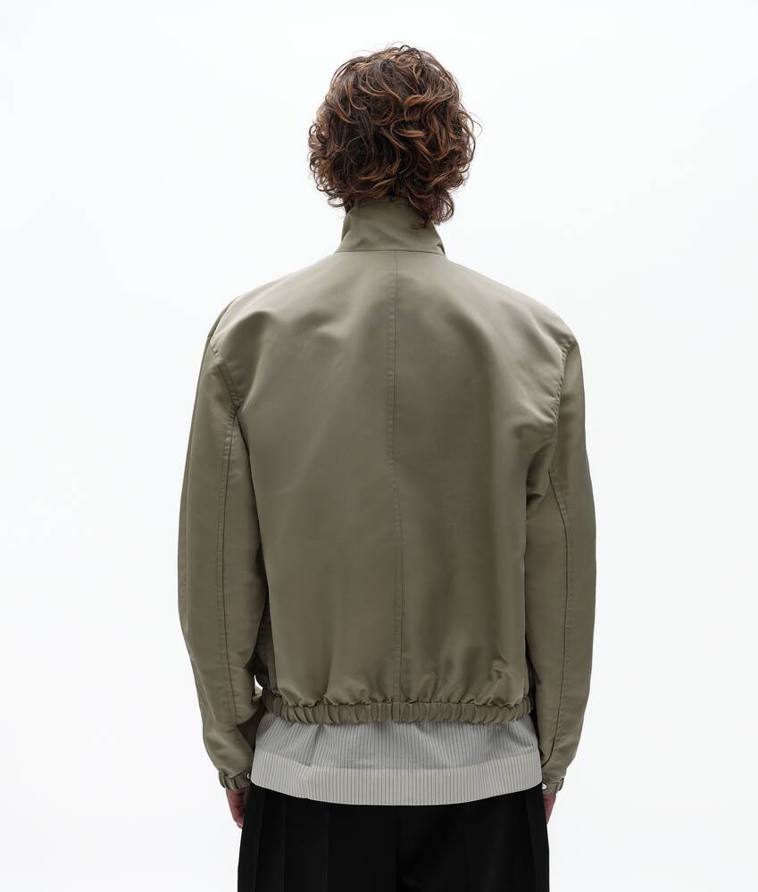 BOTTEGA VENETA 丝缎质感尼龙束腰夹克