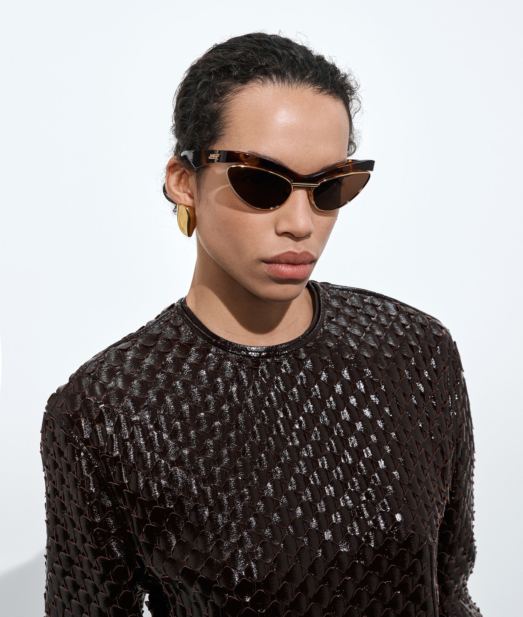 BOTTEGA VENETA 小号Prisma耳环