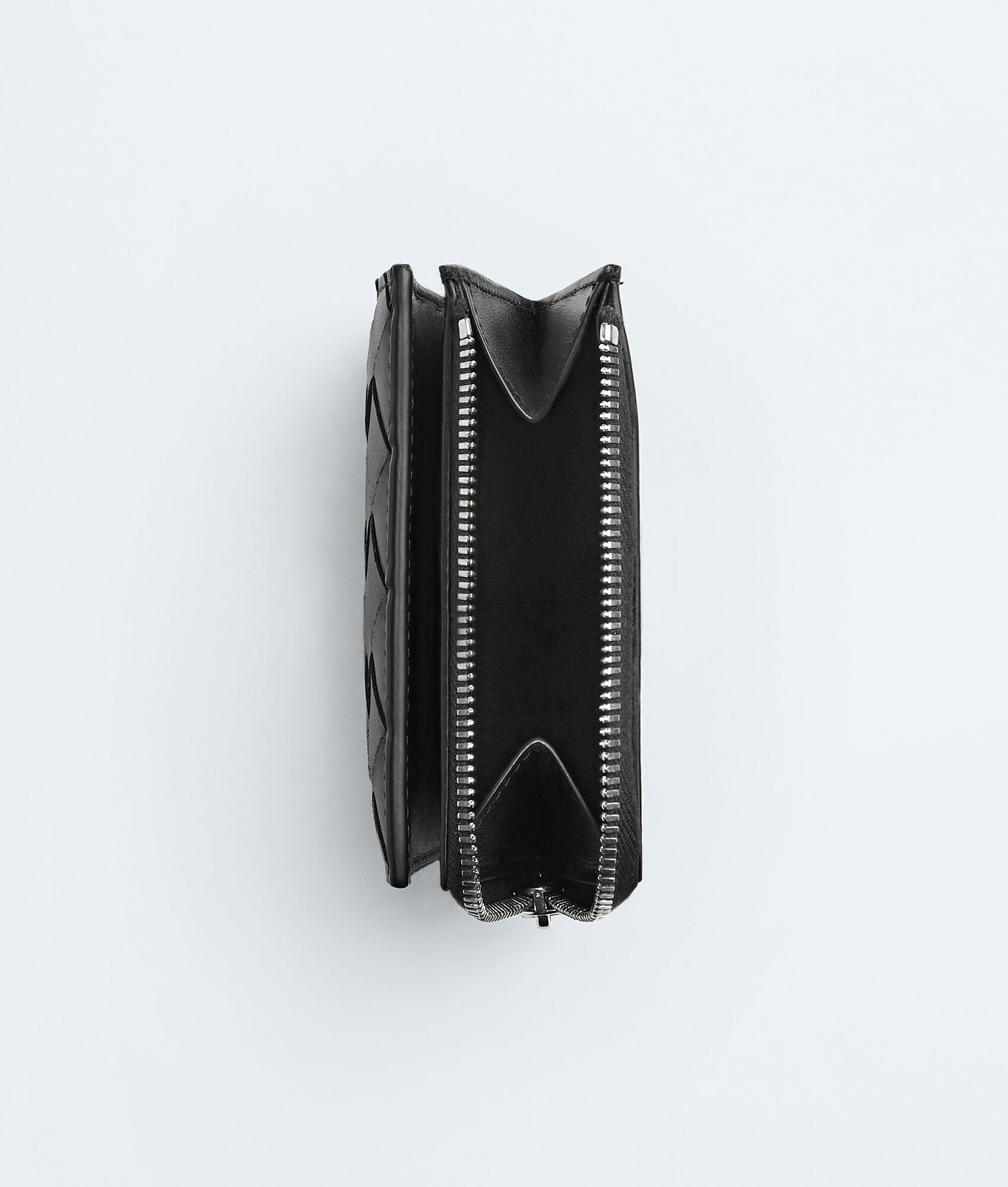 BOTTEGA VENETA Intrecciato编织Bi-Fold拉链钱包