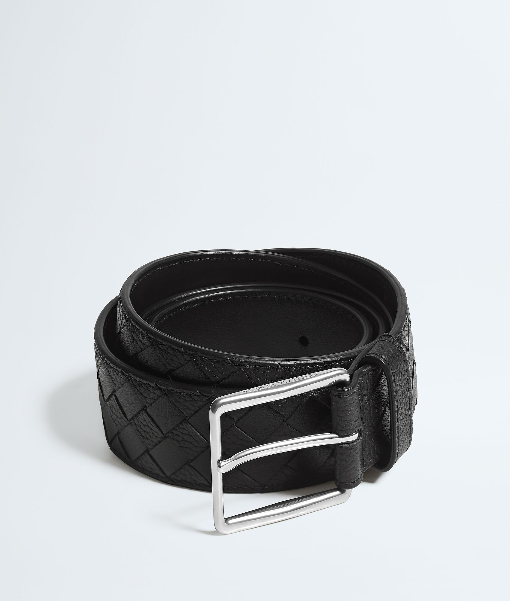 BOTTEGA VENETA Intrecciato编织Taurillon腰带