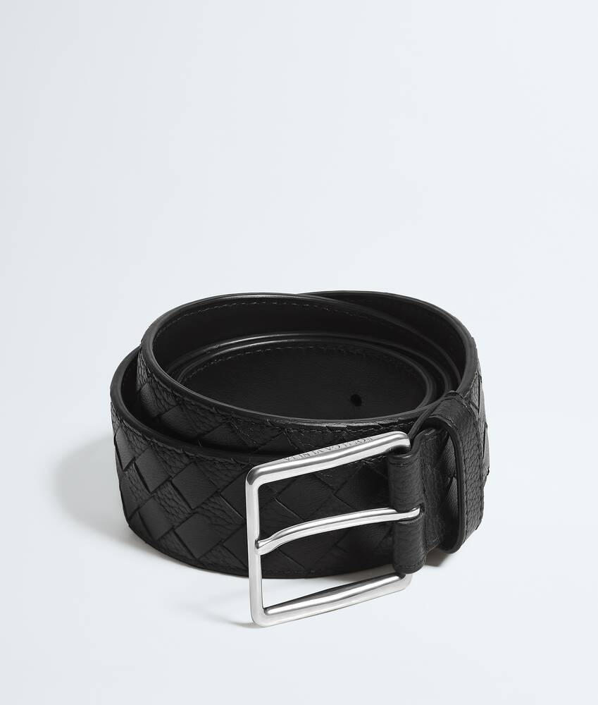 BOTTEGA VENETA Intrecciato编织Taurillon腰带