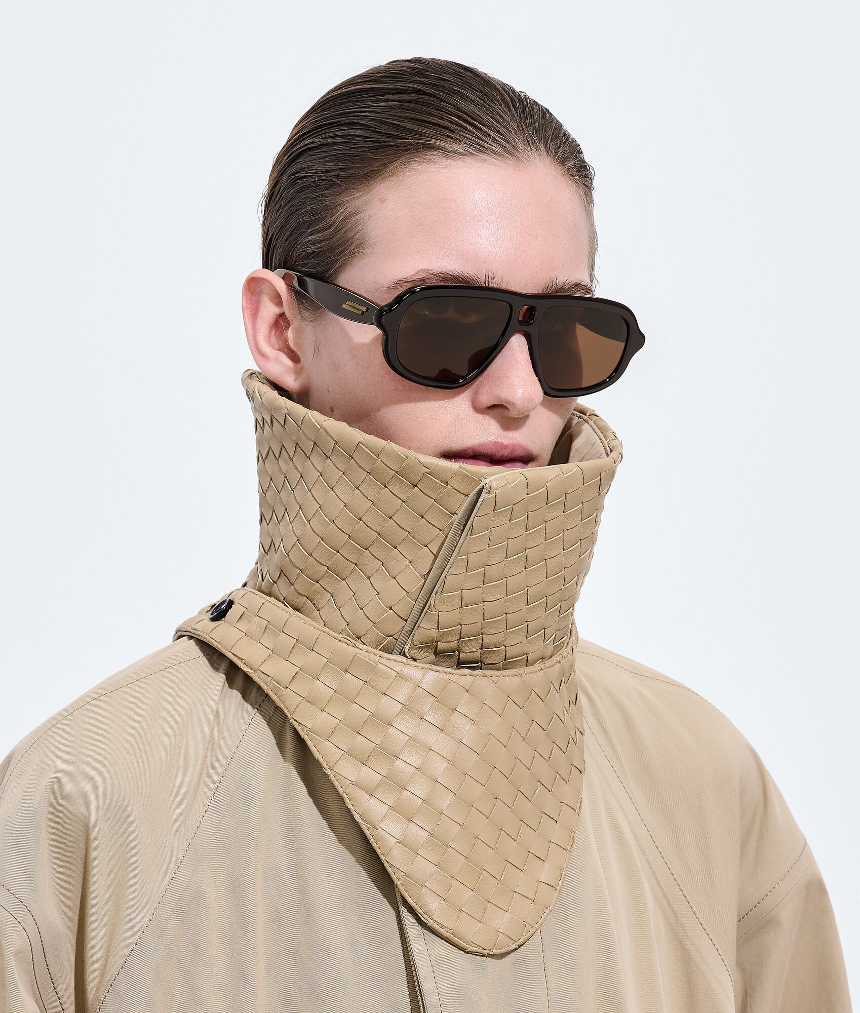 BOTTEGA VENETA Sophia丝带飞行员太阳眼镜