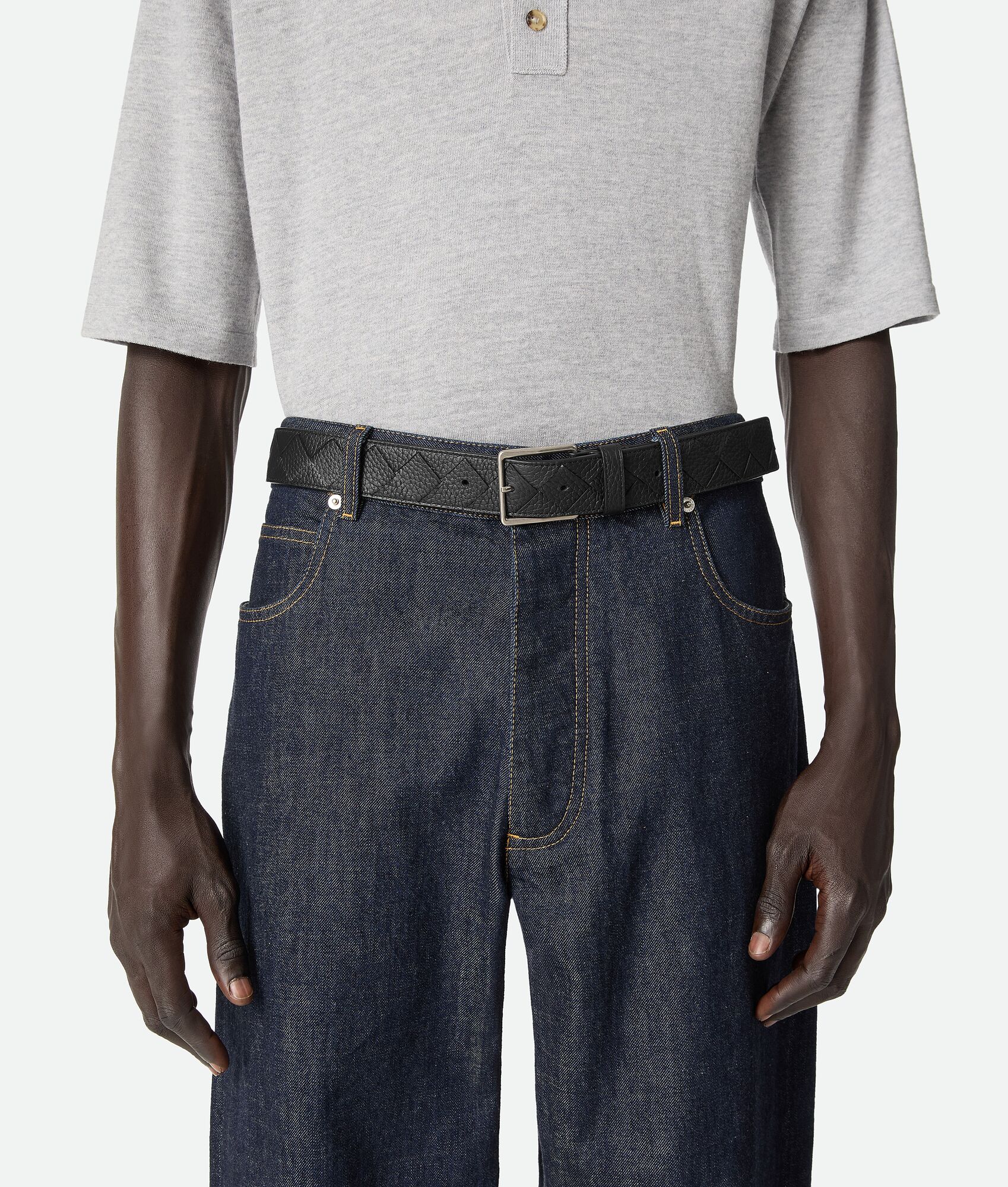 BOTTEGA VENETA Intrecciato编织腰带