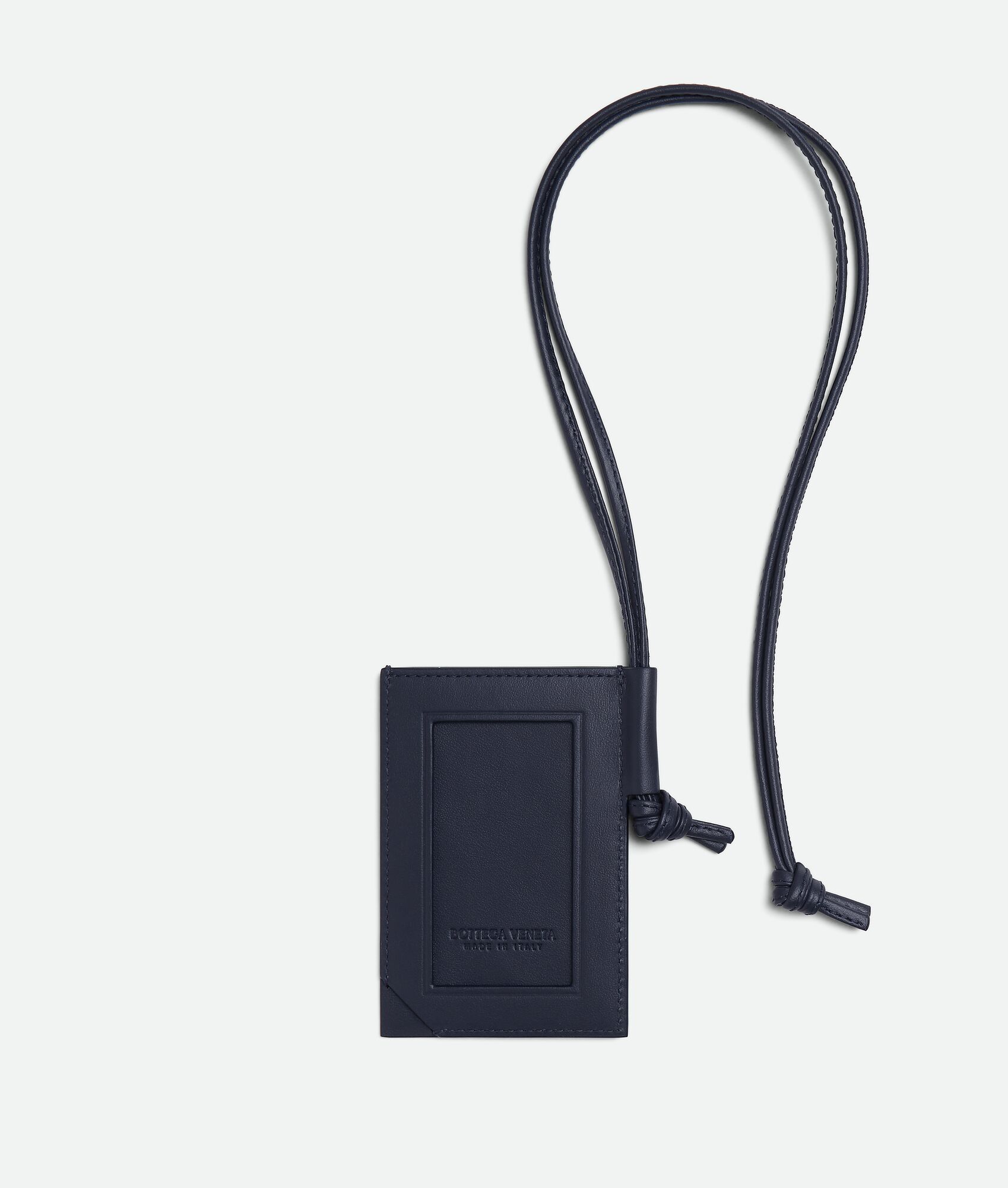 BOTTEGA VENETA Intrecciato Stamp编织证件卡包