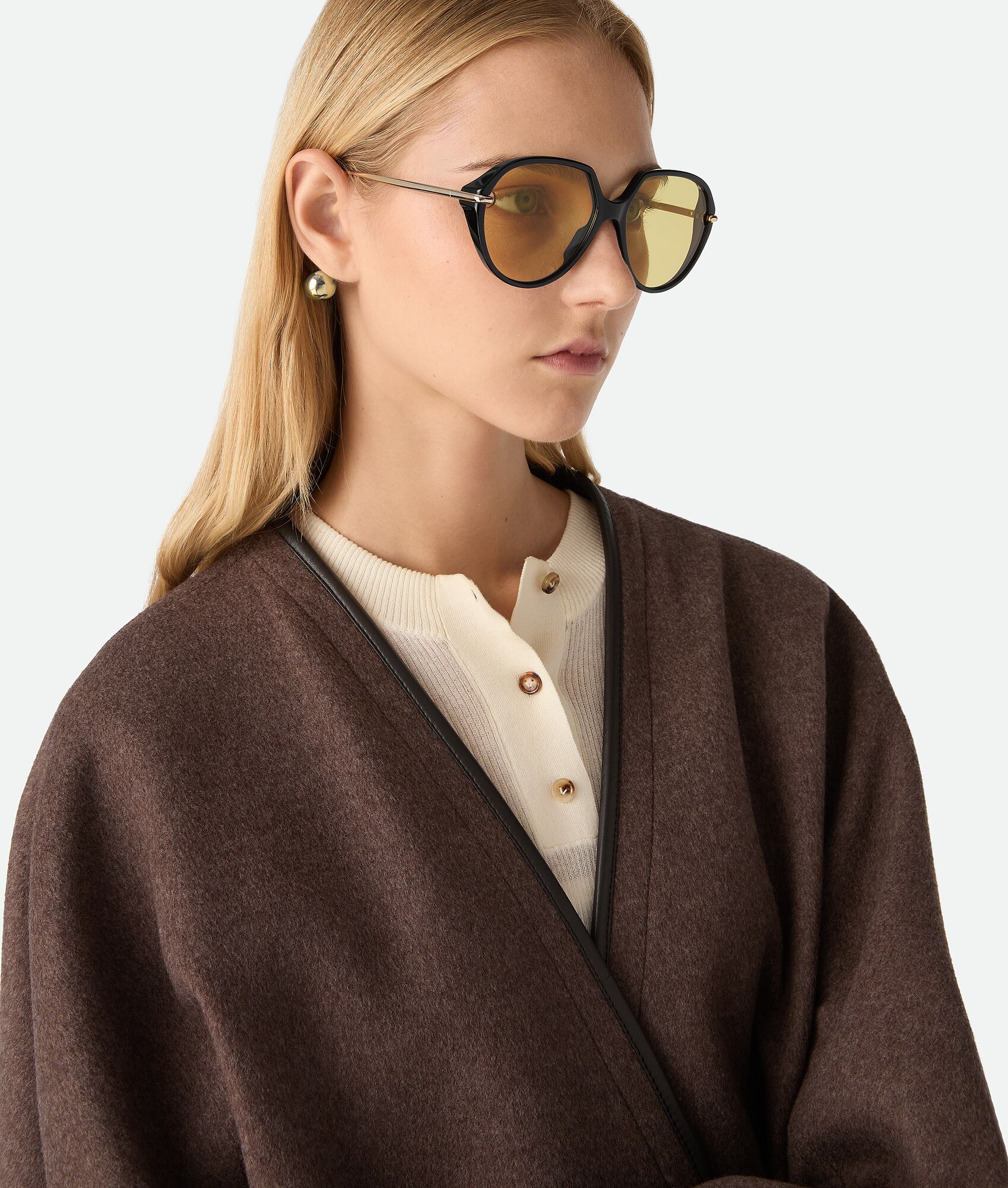 BOTTEGA VENETA Drop方形太阳眼镜
