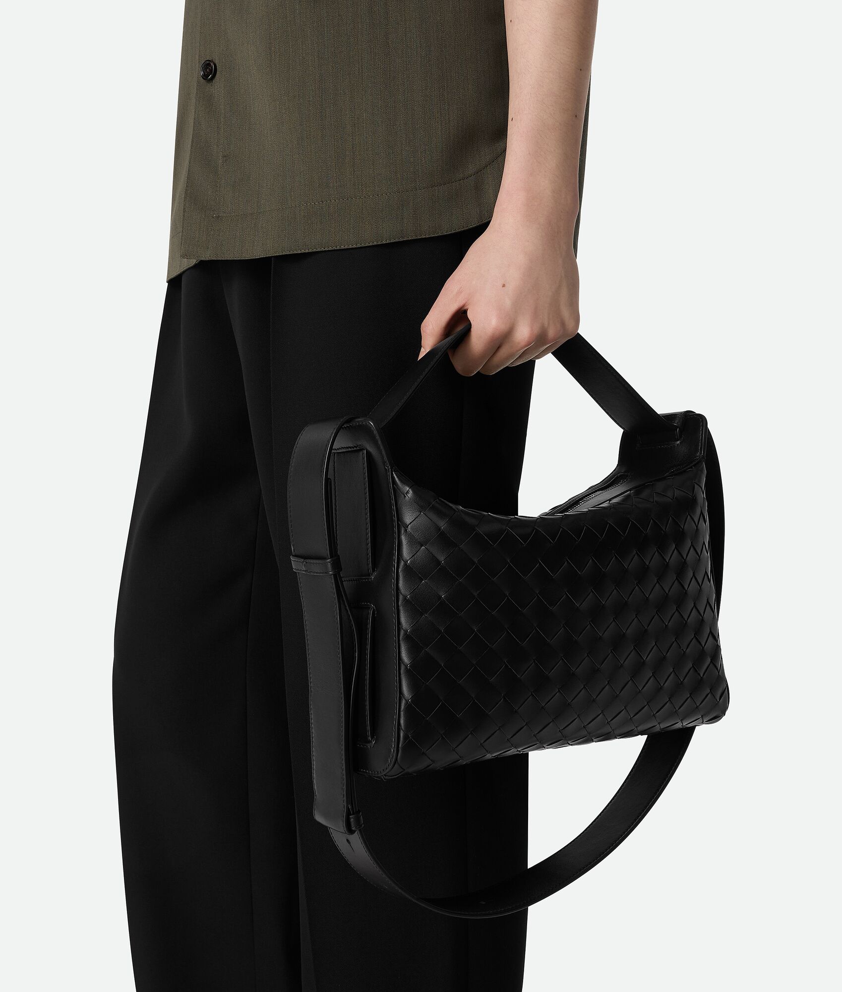 BOTTEGA VENETA Intrecciato编织Tribeca手提包