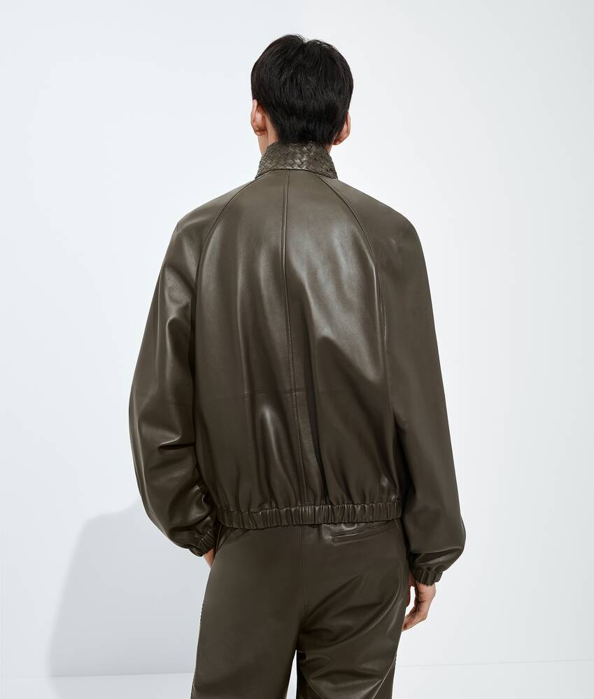 BOTTEGA VENETA  皮革束腰夹克