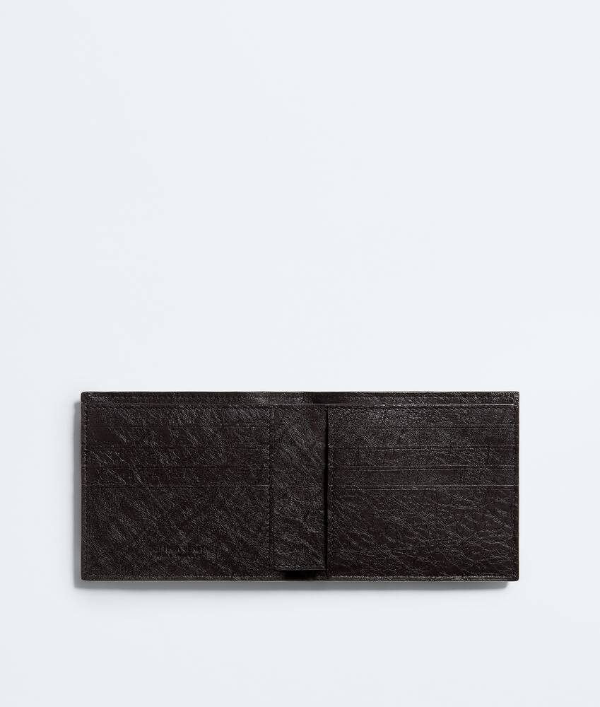 BOTTEGA VENETA 编织菌丝纤维双折钱包