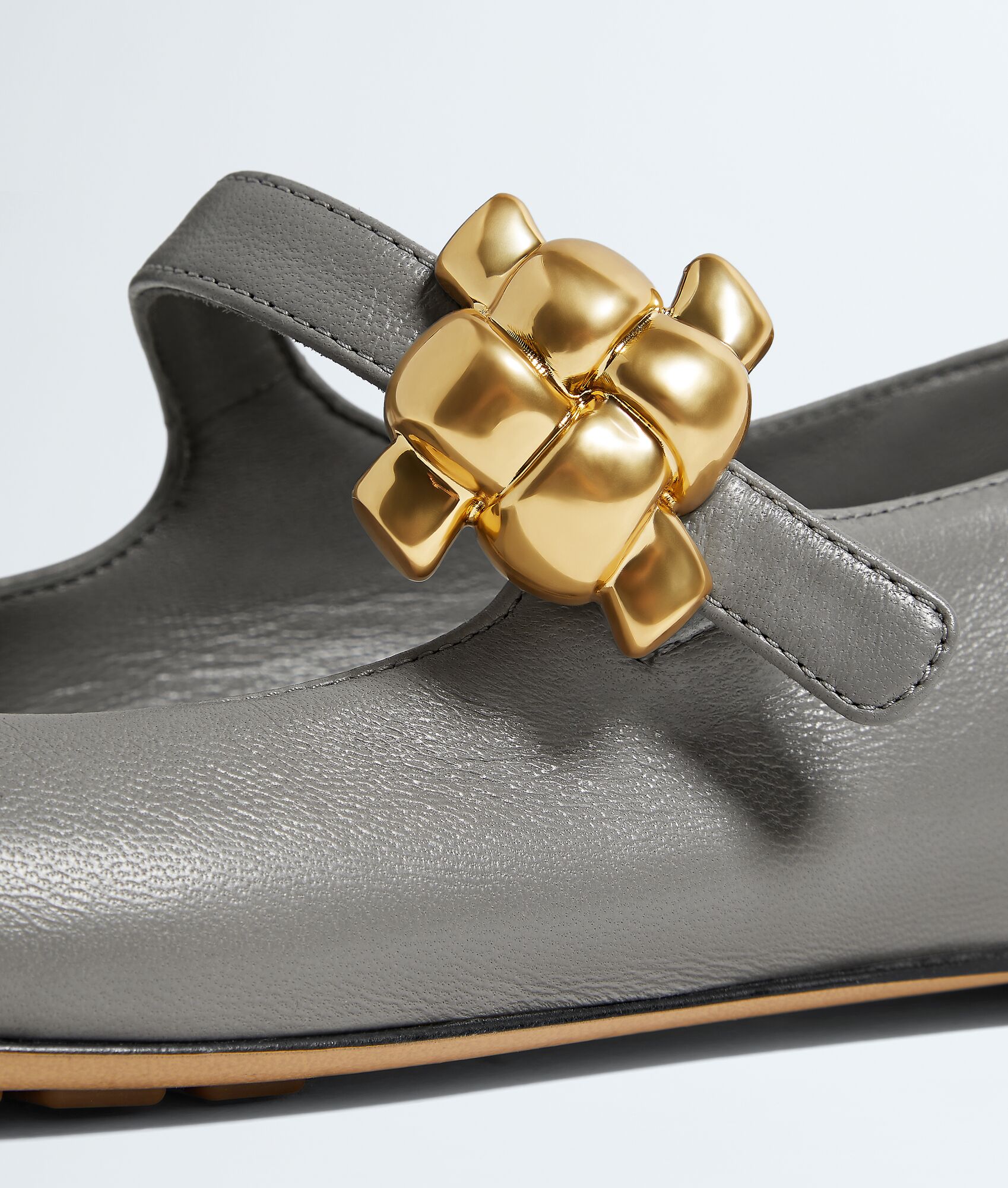 BOTTEGA VENETA 女士Charlotte玛丽珍平底芭蕾舞鞋