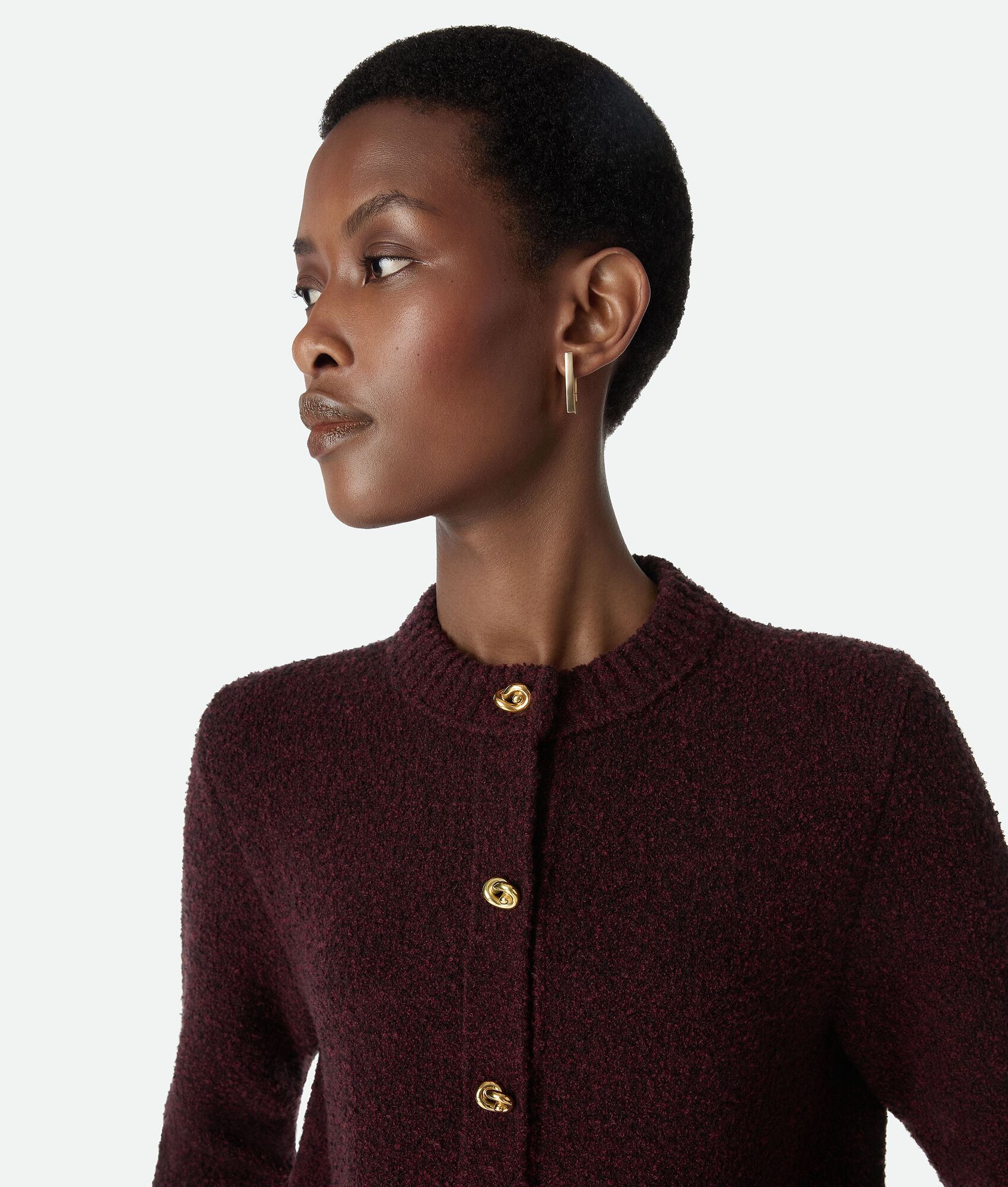 BOTTEGA VENETA 羊毛圈绒开衫