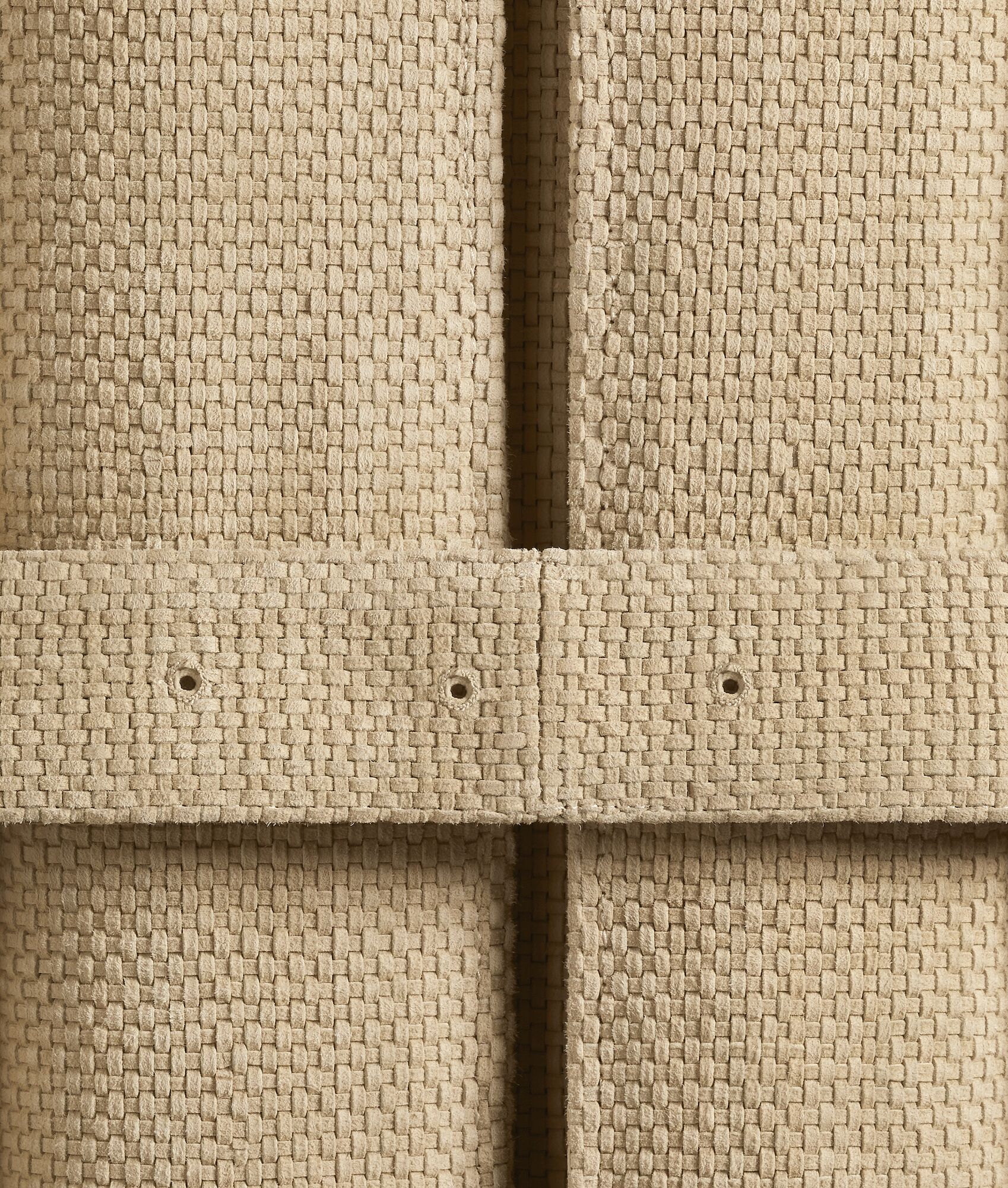 BOTTEGA VENETA 迷你Intreccio编织绒面革风衣