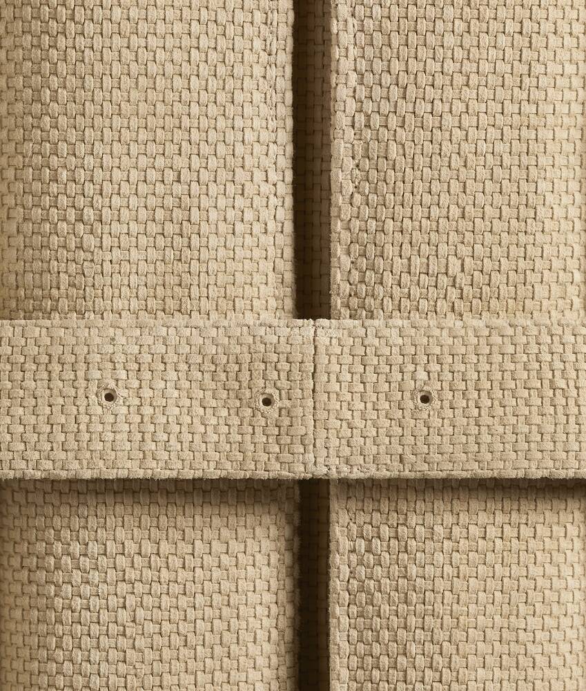 BOTTEGA VENETA 迷你Intreccio编织绒面革风衣