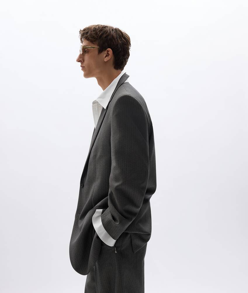 BOTTEGA VENETA 羊毛配马海毛夹克
