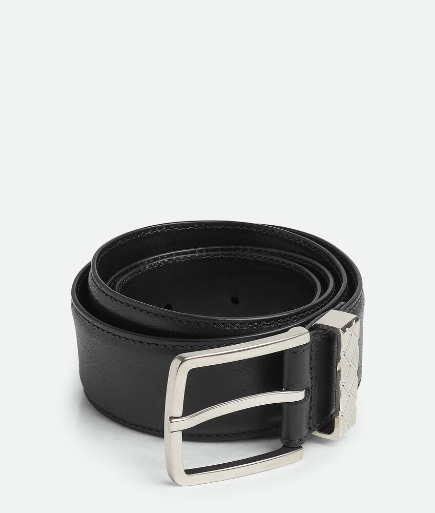 BOTTEGA VENETA Intreccio Loop编织圆环腰带
