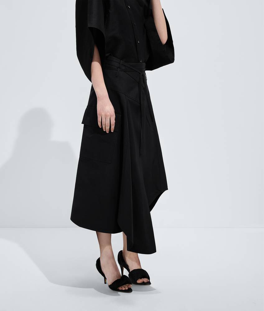 BOTTEGA VENETA 紧致棉布半身裙
