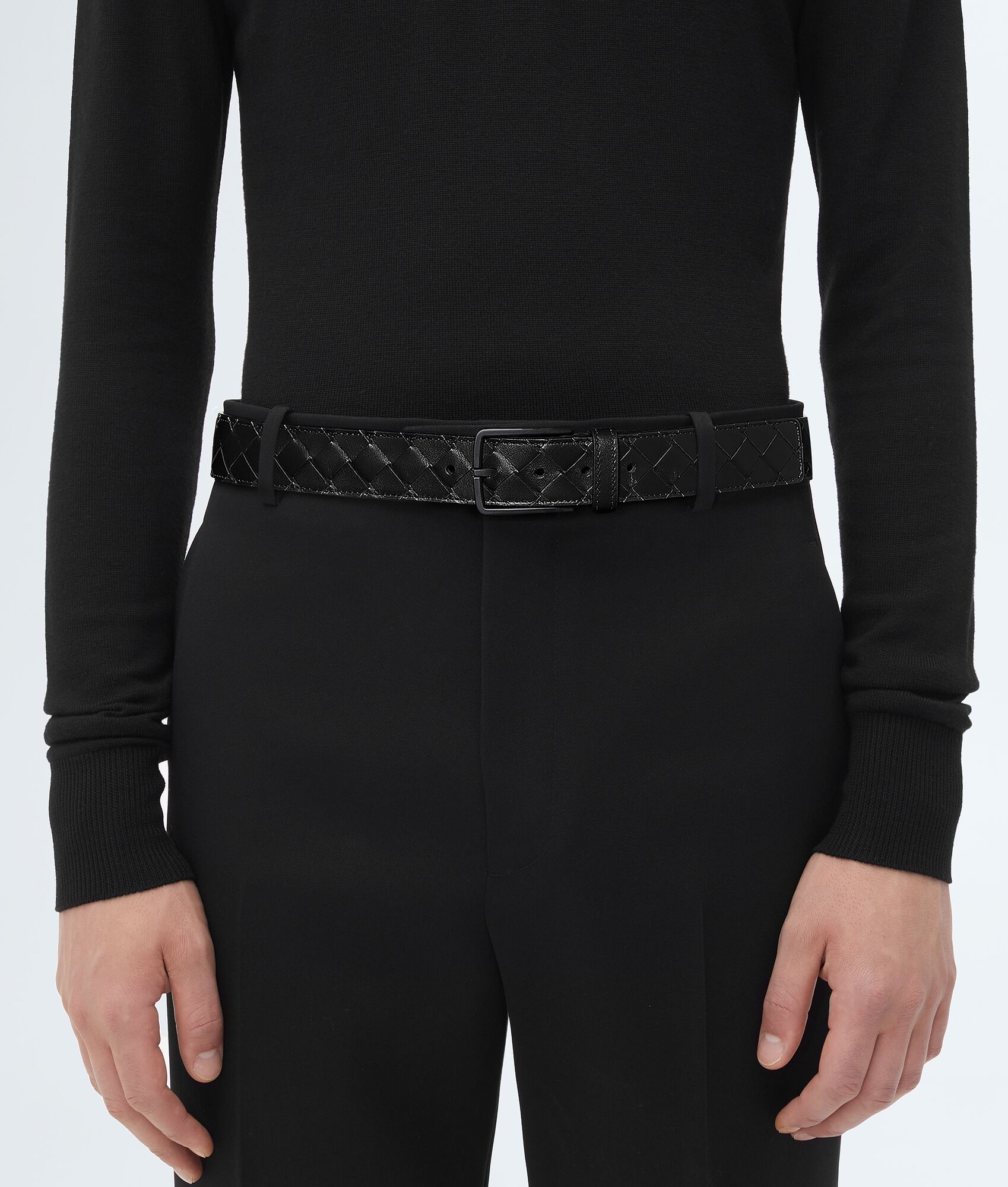 BOTTEGA VENETA Intrecciato编织腰带