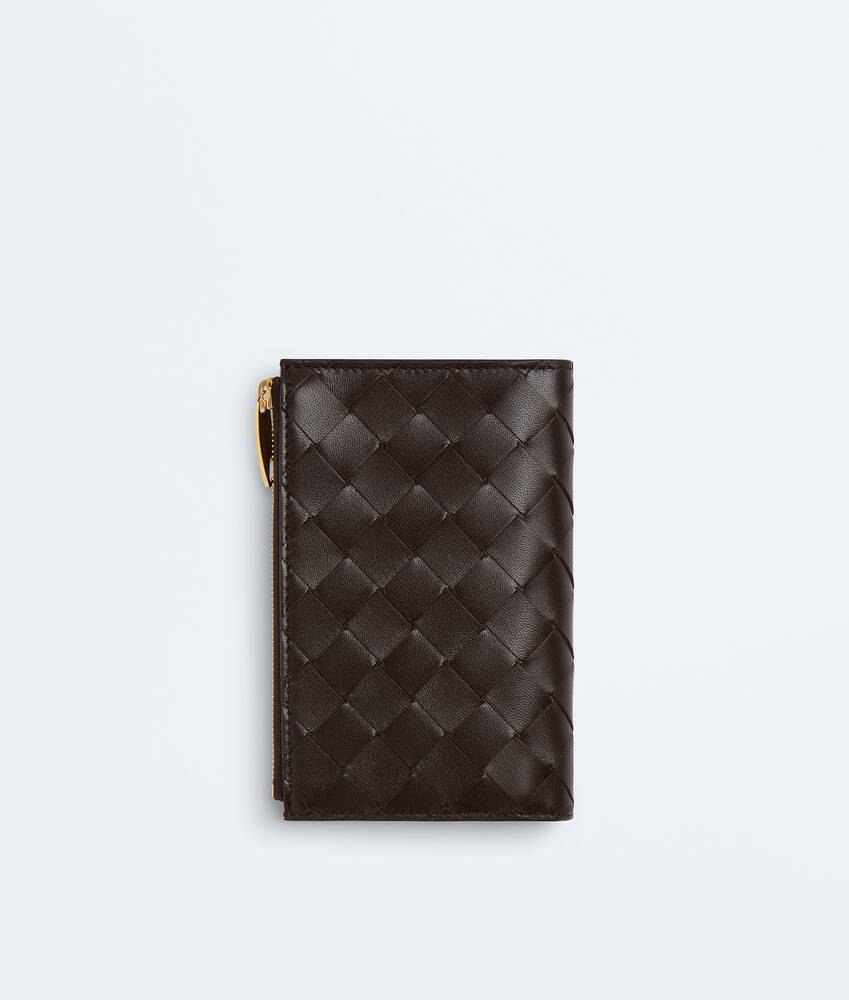 BOTTEGA VENETA 中号Intrecciato编织双折钱包