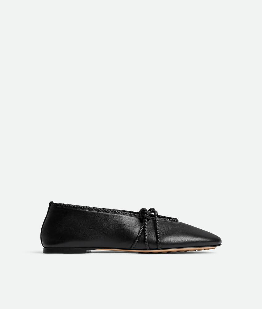 BOTTEGA VENETA 女士Rosa玛丽珍平底芭蕾舞鞋