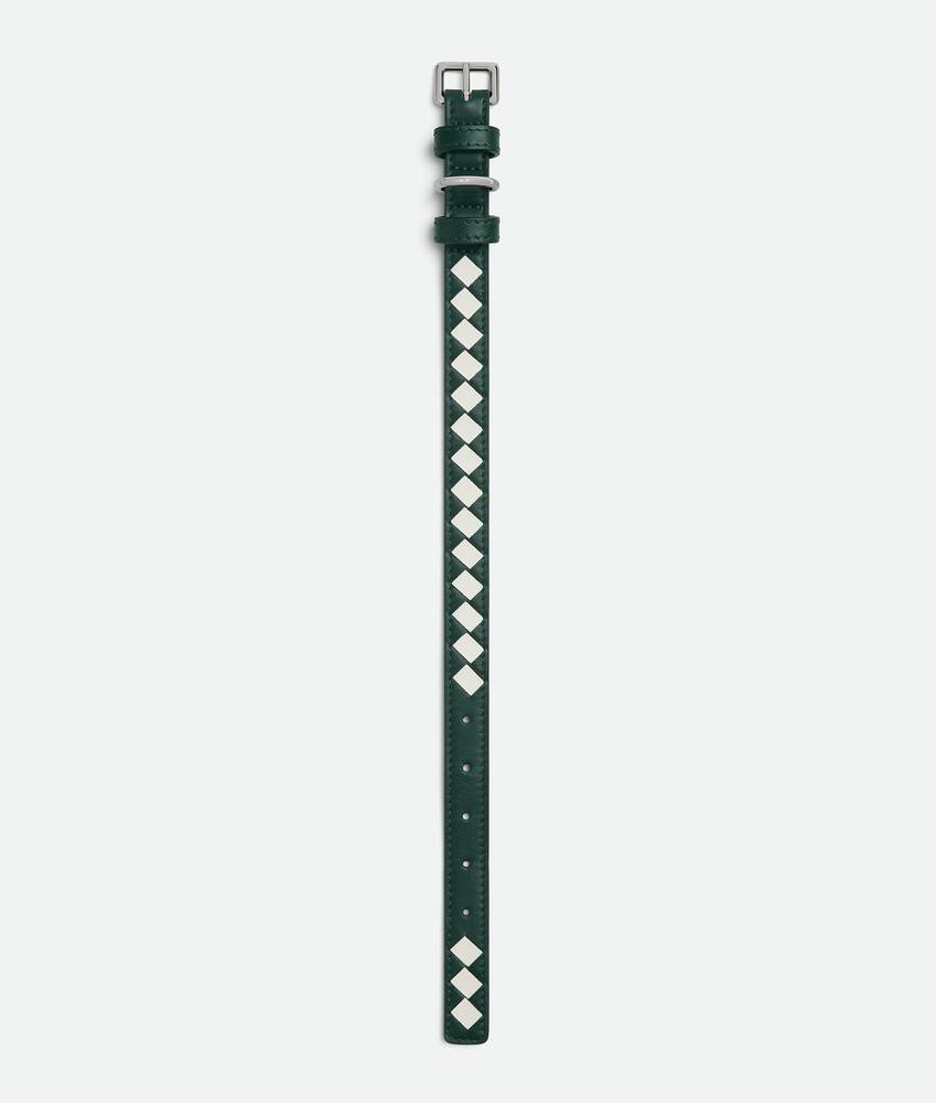 BOTTEGA VENETA 小号Intrecciato编织宠物狗项圈