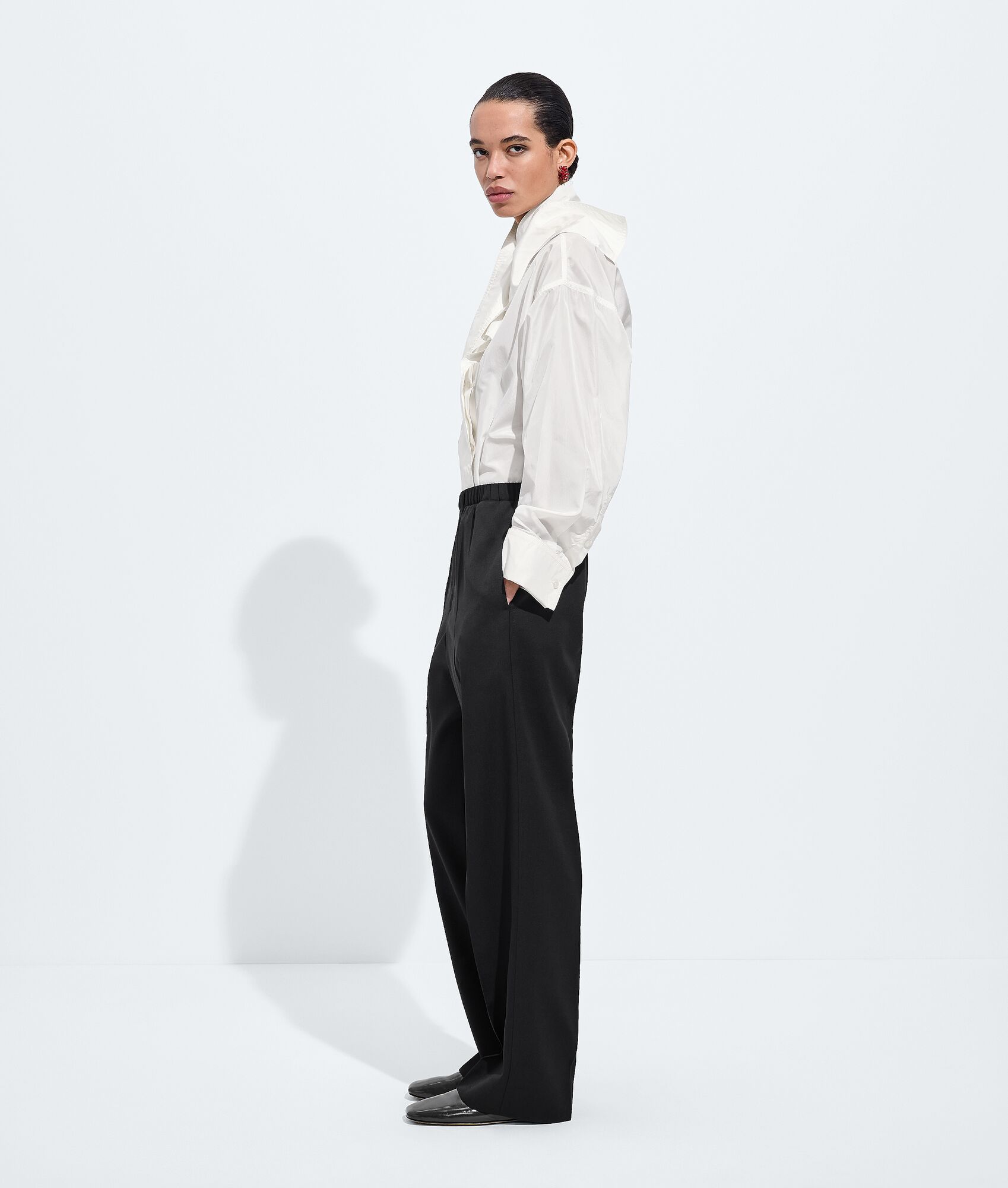 BOTTEGA VENETA 羊毛呢绒长裤
