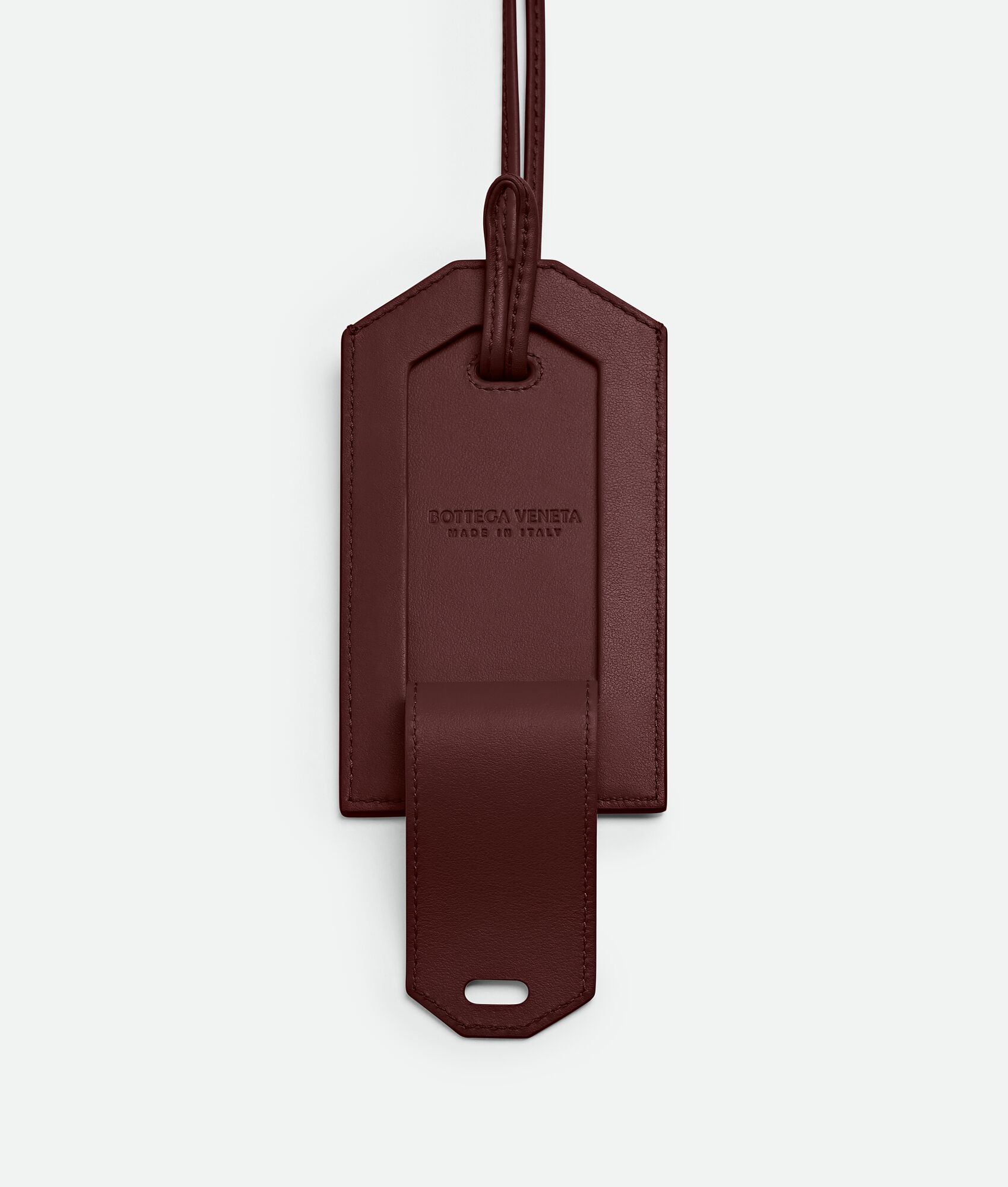 BOTTEGA VENETA Intrecciato编织绳带标签夹