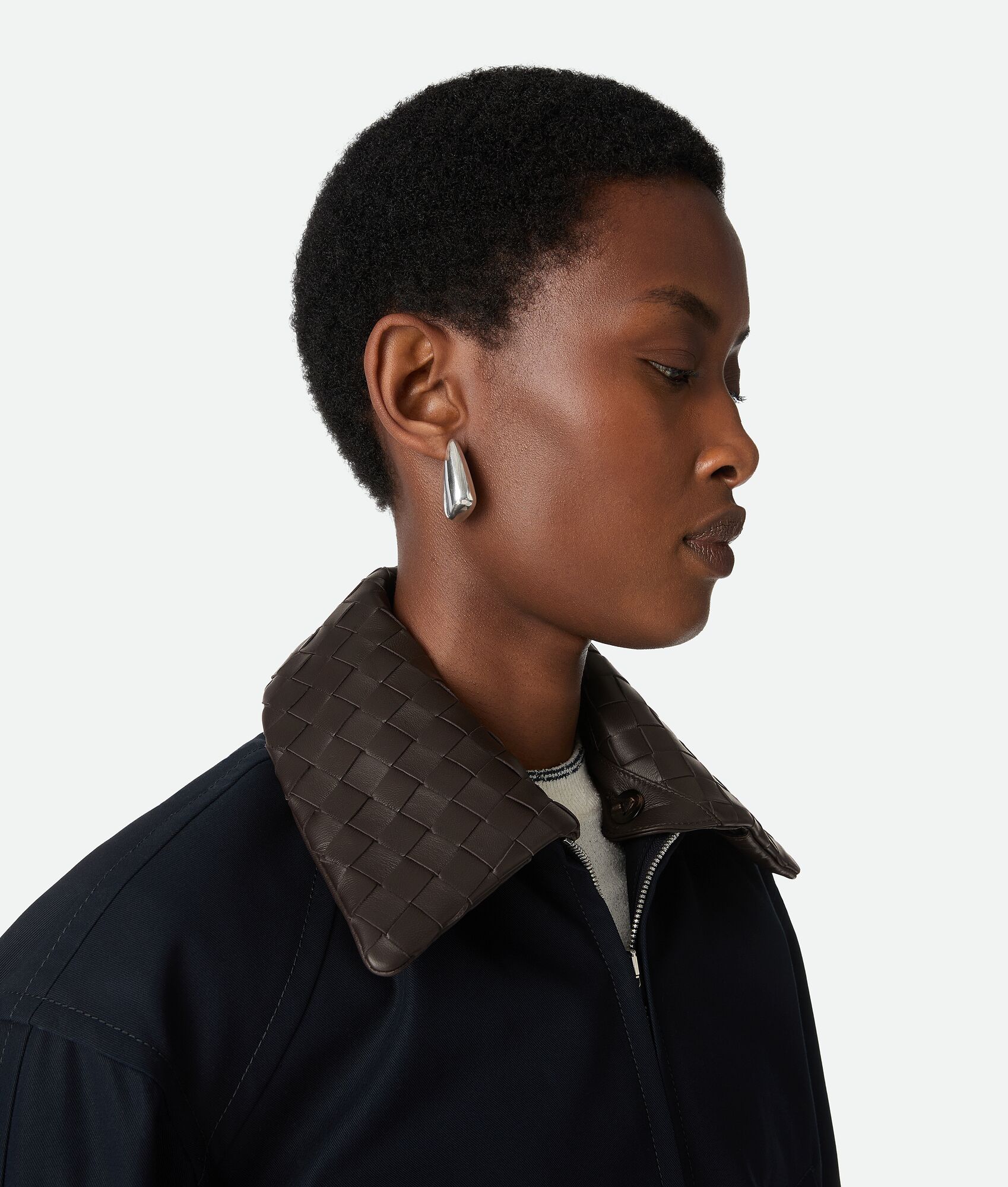 BOTTEGA VENETA 棉质斜纹束腰夹克