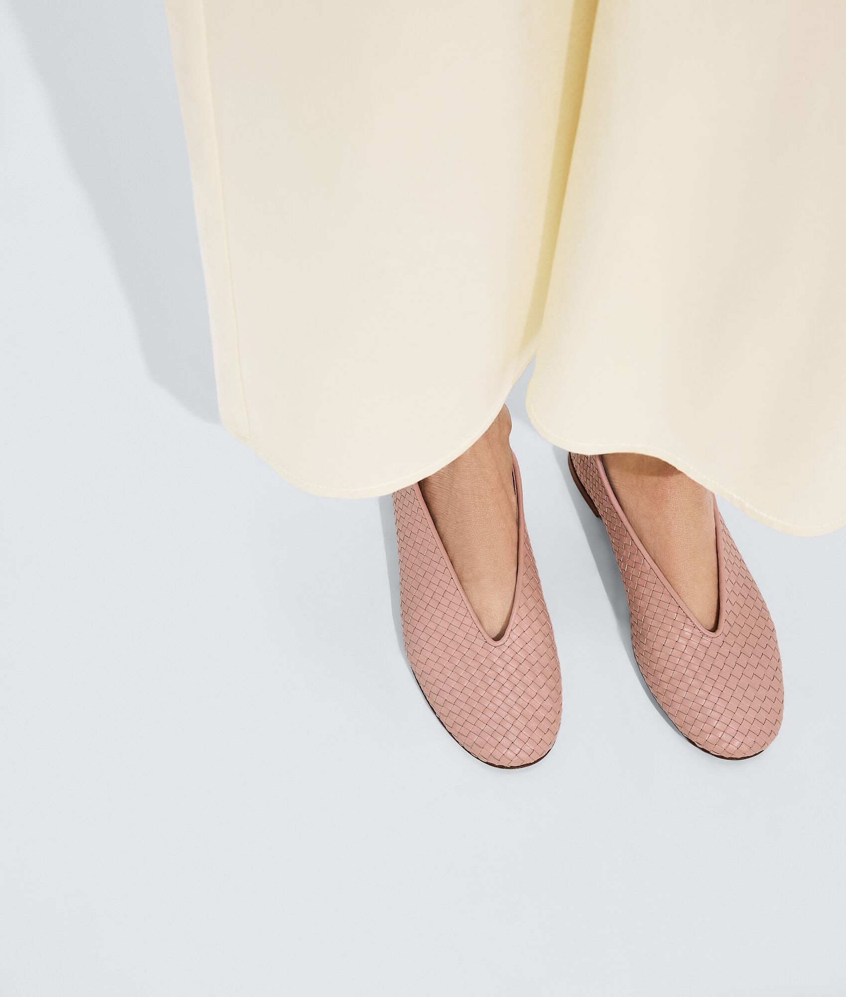 BOTTEGA VENETA 女士Rosa芭蕾舞鞋