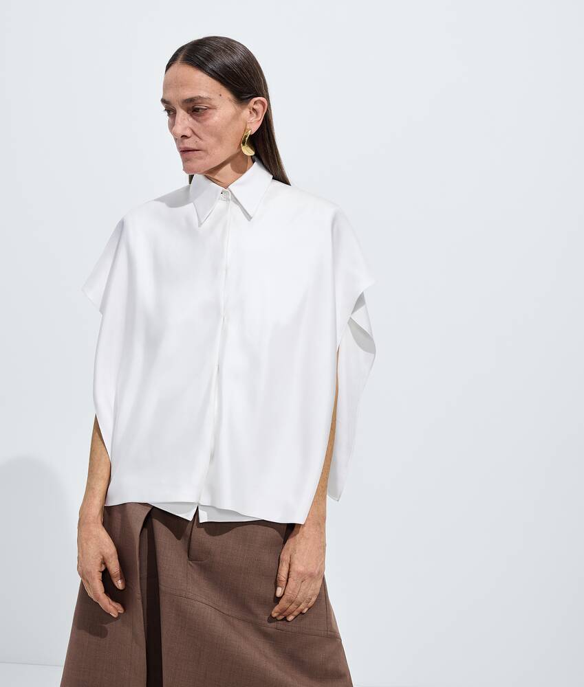 BOTTEGA VENETA 桑蚕丝斜纹衬衫