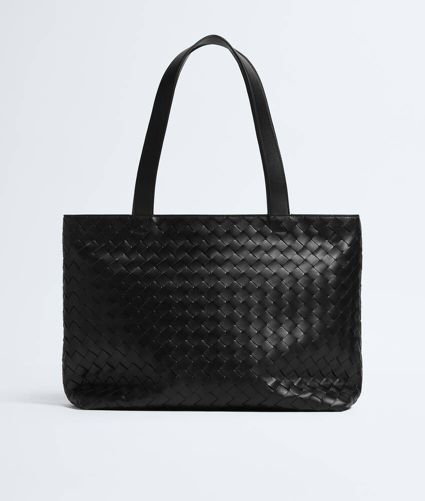 BOTTEGA VENETA 小号Intrecciato编织拉链Tote托特手袋
