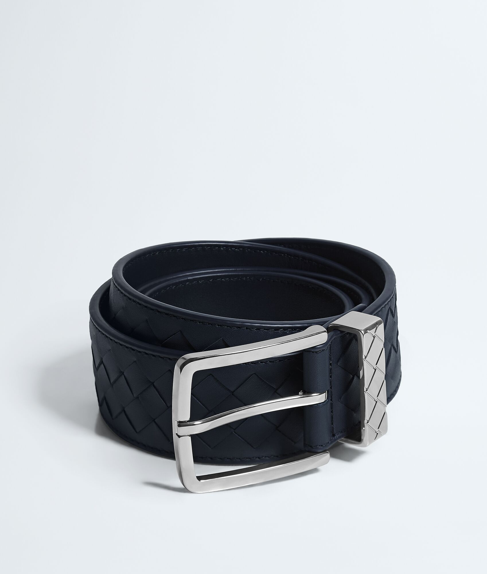 BOTTEGA VENETA Intreccio编织圆环腰带