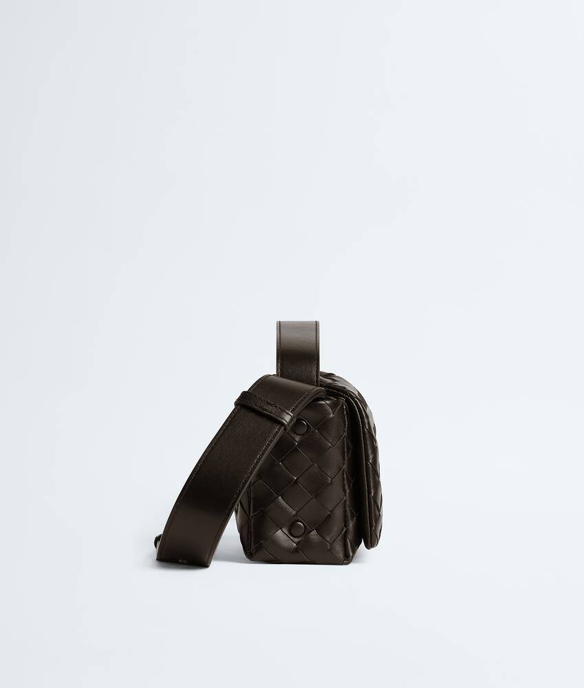 BOTTEGA VENETA 迷你Intrecciato编织翻盖手袋