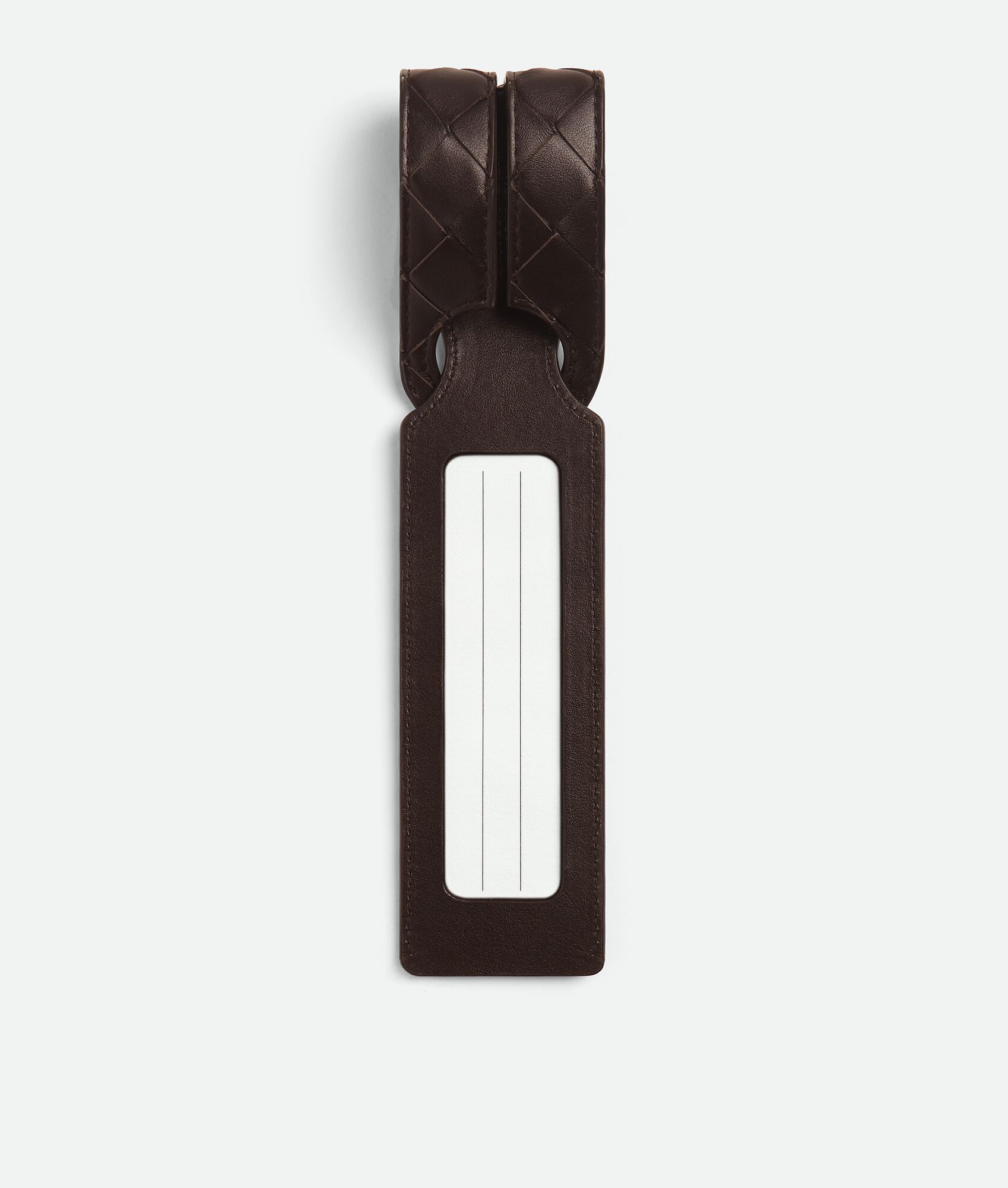 BOTTEGA VENETA Intrecciato编织长款标签夹