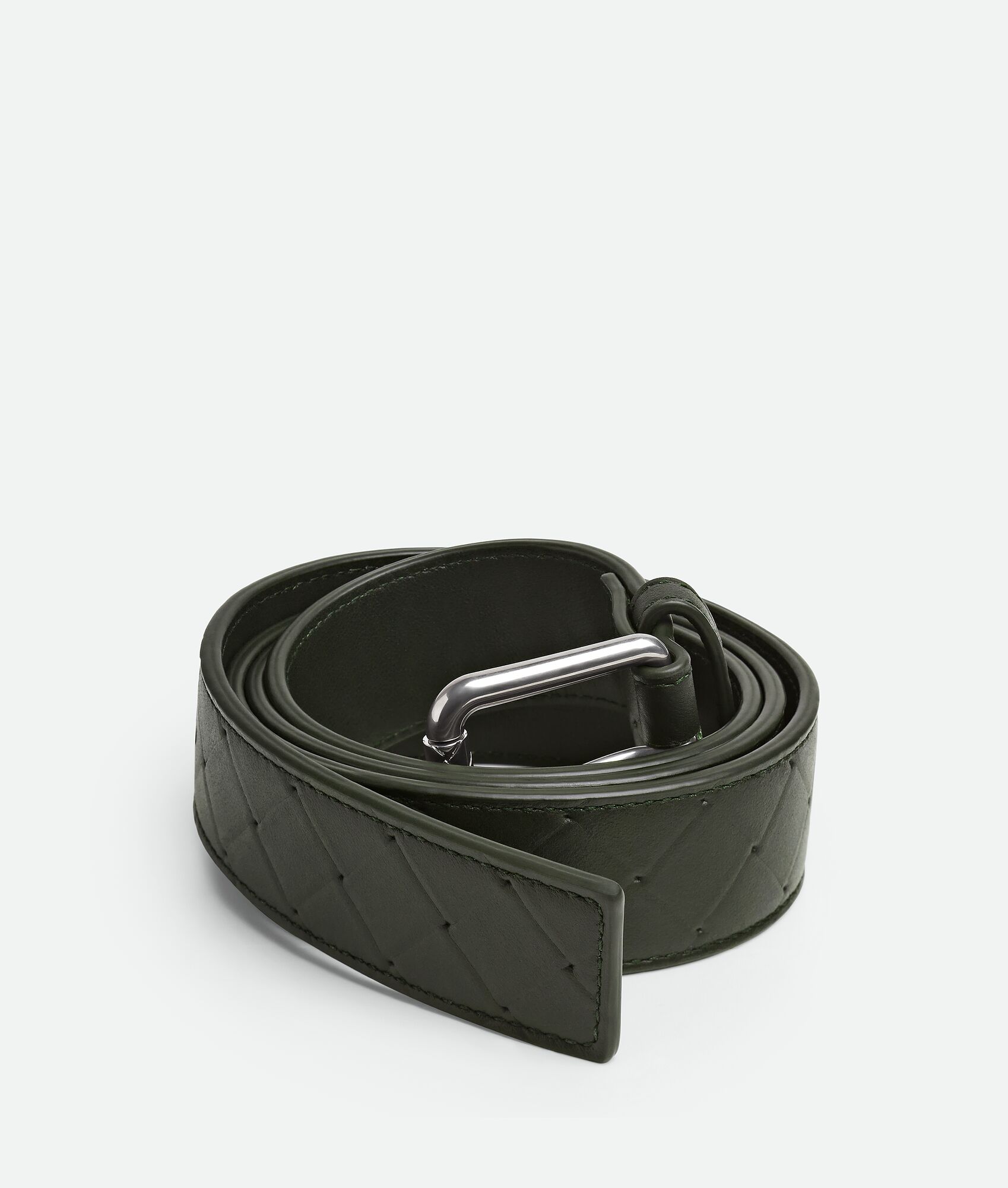 BOTTEGA VENETA Intrecciato Stamp编织腰带