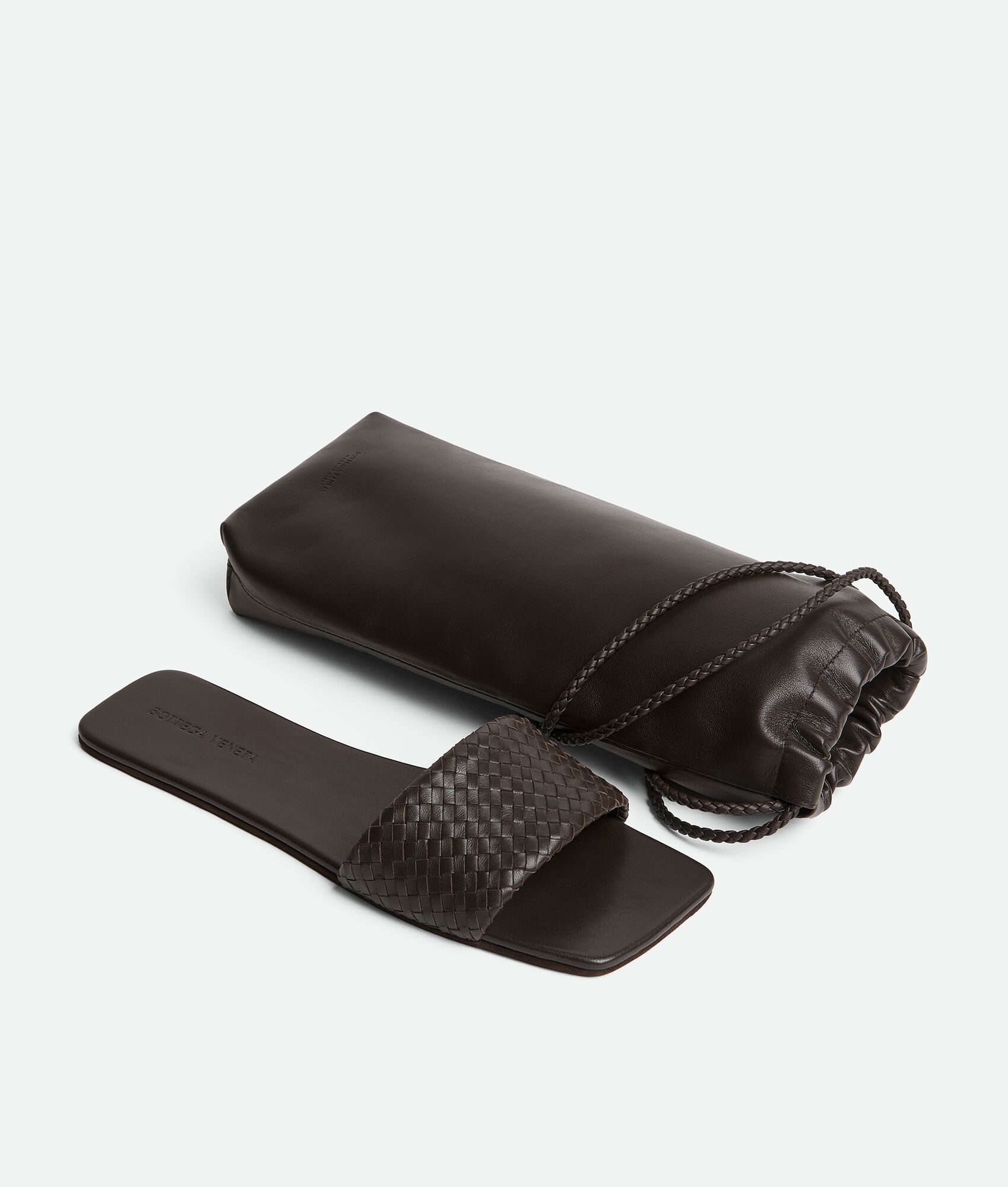 BOTTEGA VENETA 女士Palazzo旅行平底穆勒鞋