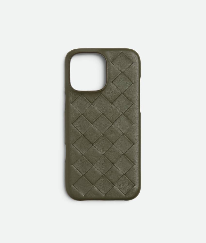 BOTTEGA VENETA Intrecciato编织iPhone 16 Pro Max手机壳