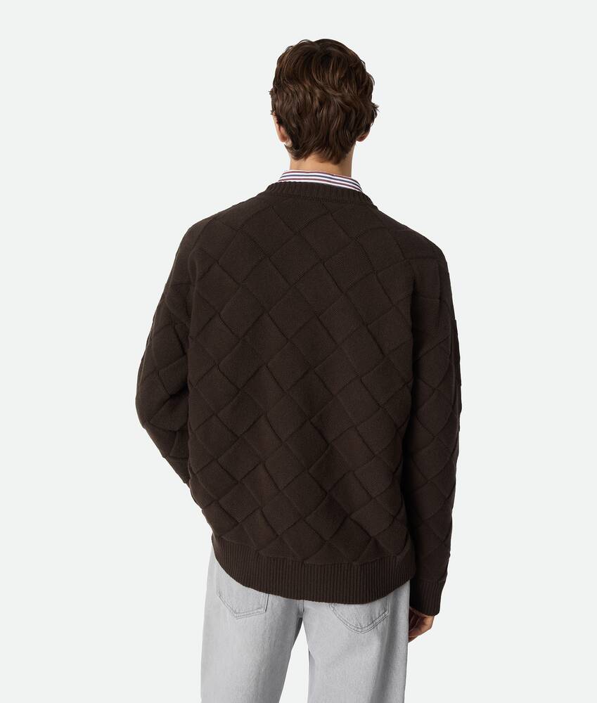 BOTTEGA VENETA Intrecciato编织羊毛毛衣 