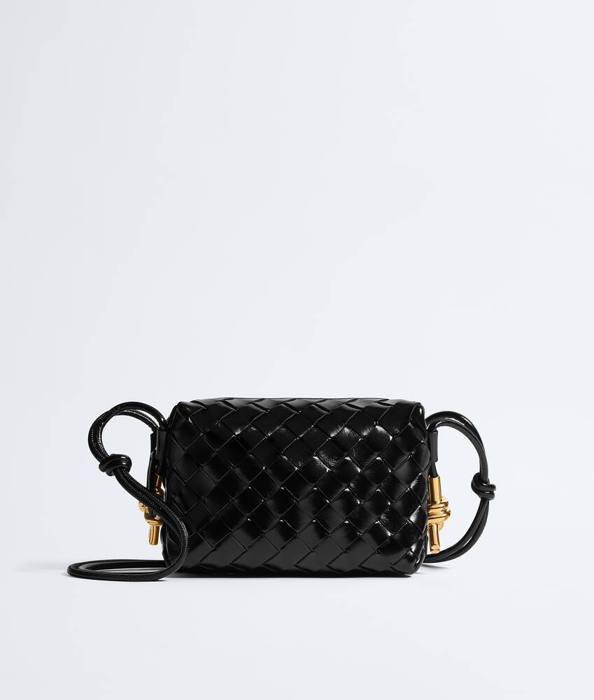BOTTEGA VENETA Loop迷你金属扭结斜挎包