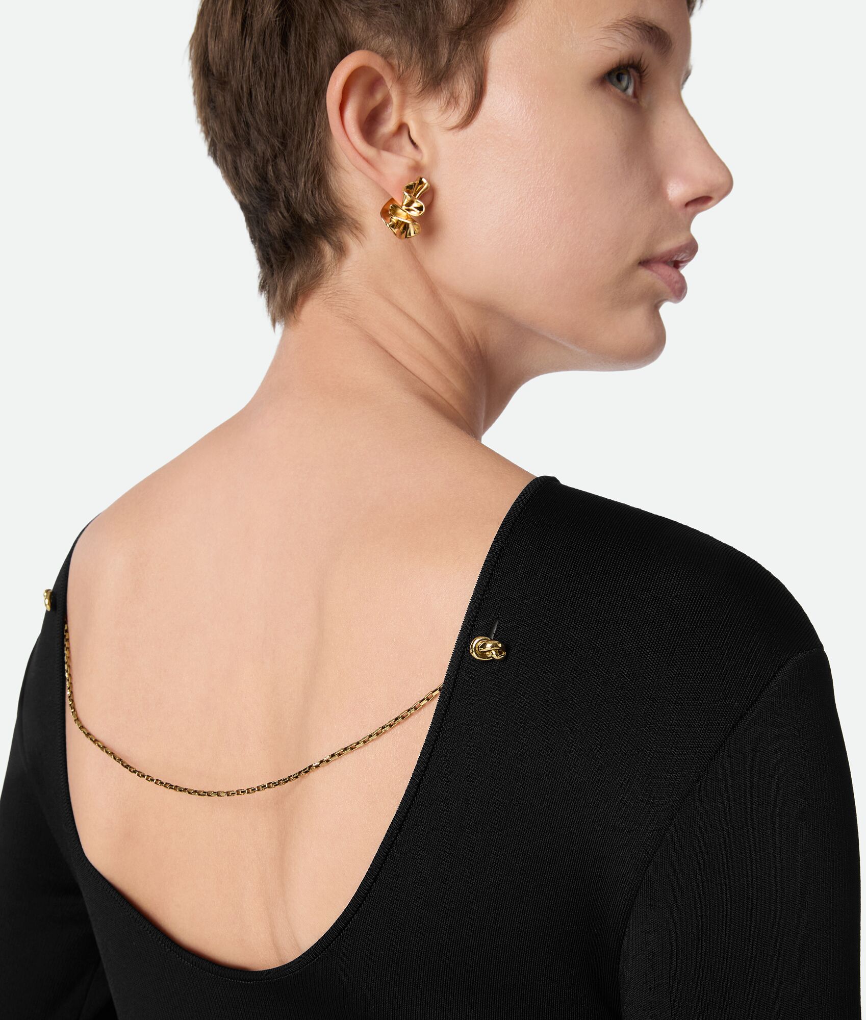 BOTTEGA VENETA 紧致粘胶纤维连衣裙