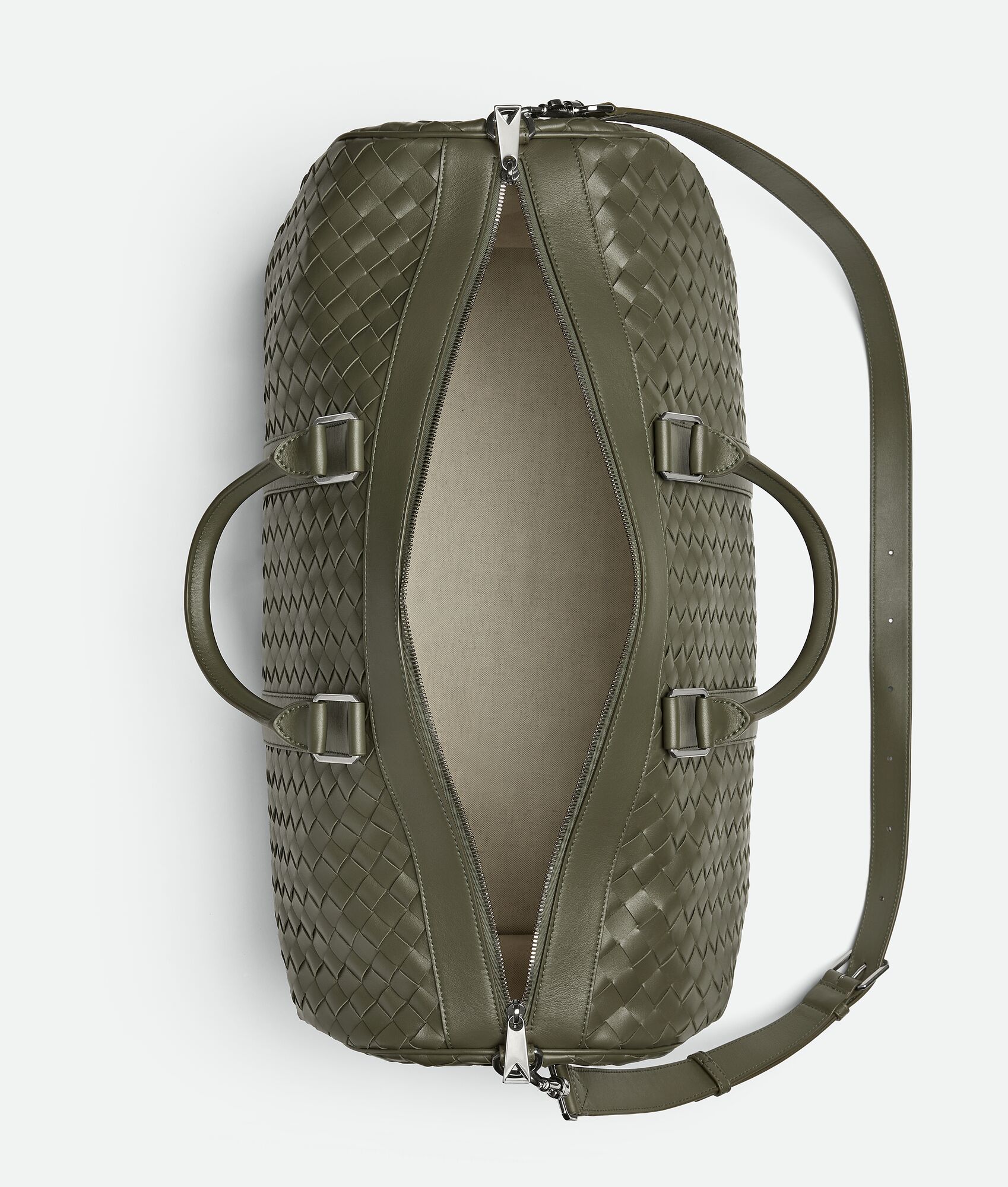 BOTTEGA VENETA Intrecciato编织登机旅行包