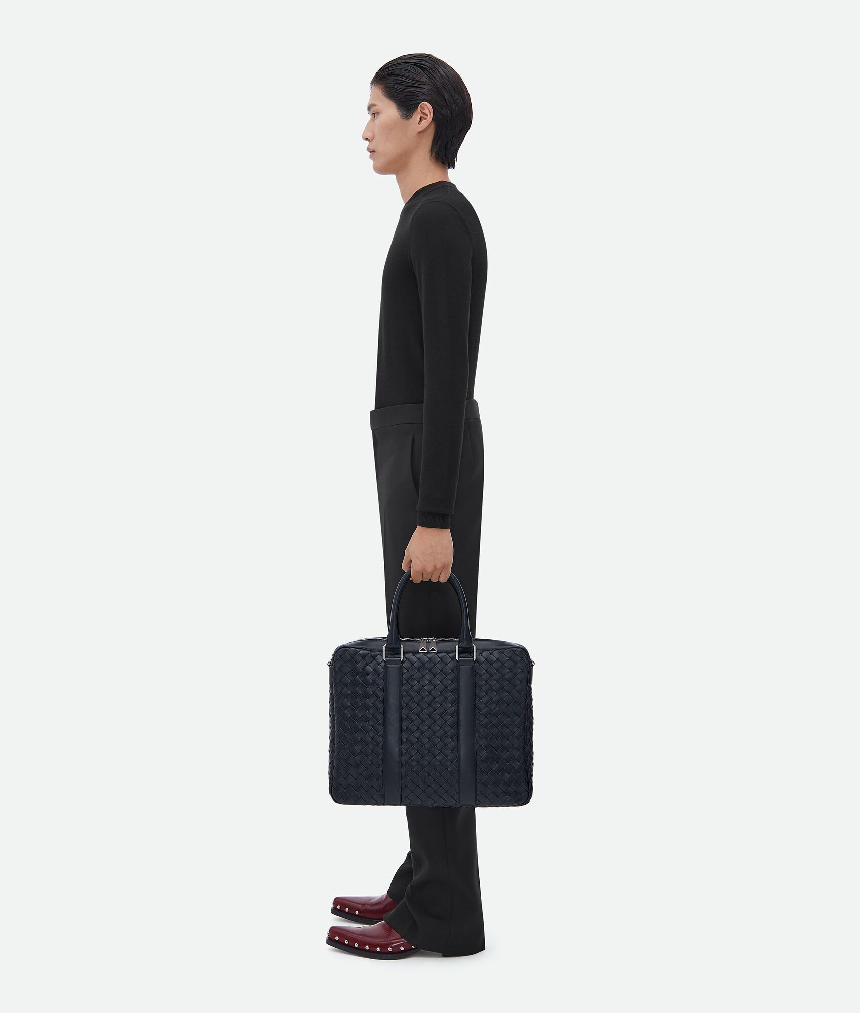 BOTTEGA VENETA 大号Intrecciato编织公文包