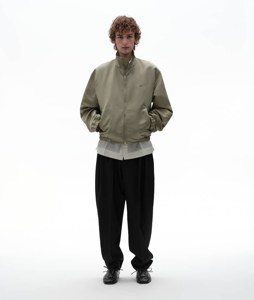 BOTTEGA VENETA 丝缎质感尼龙束腰夹克