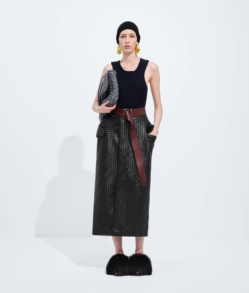 BOTTEGA VENETA 美利奴羊毛罗纹背心