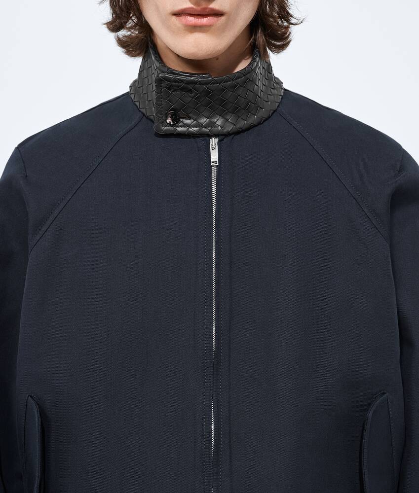 BOTTEGA VENETA 棉质华达呢哈灵顿夹克
