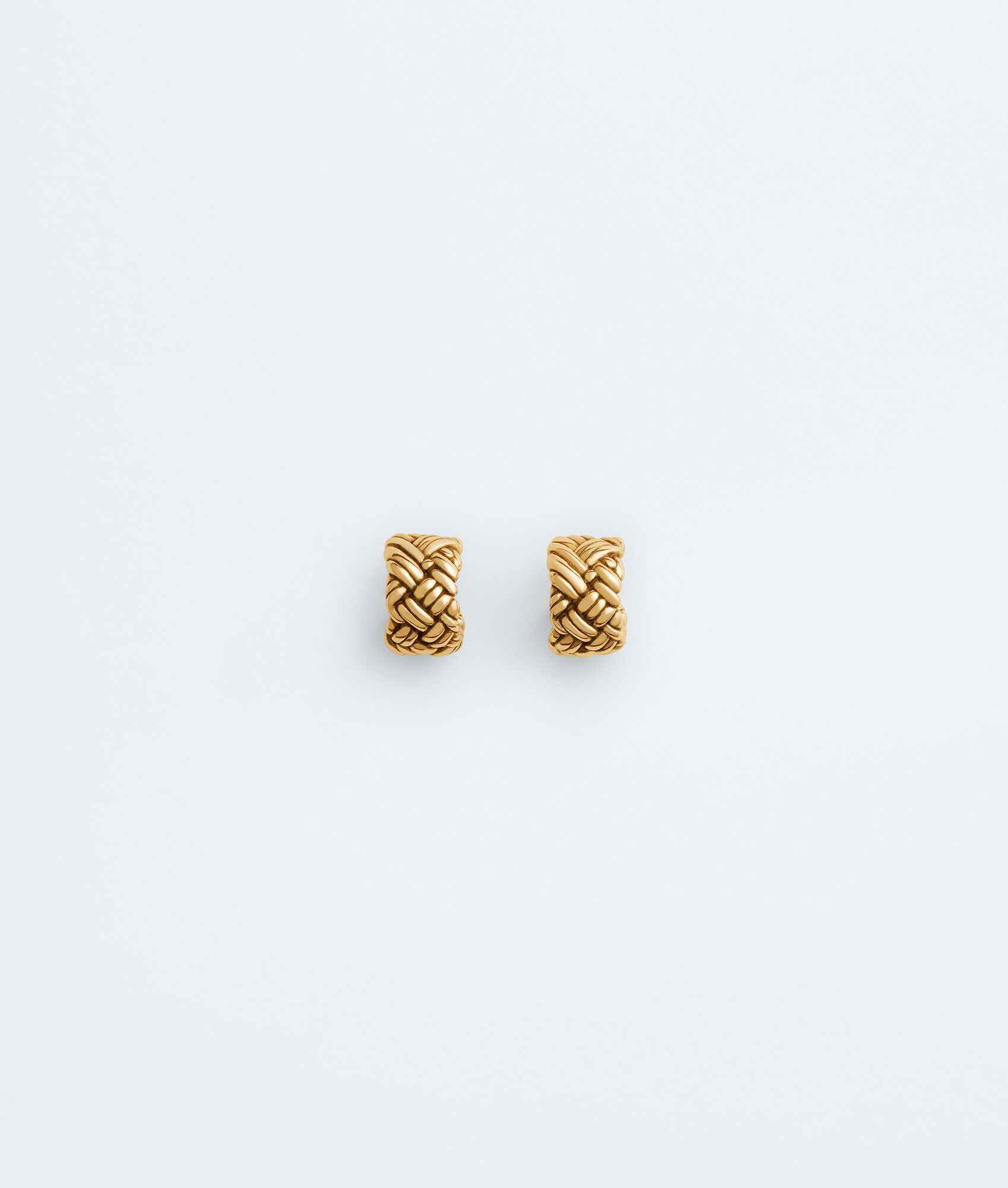 BOTTEGA VENETA Intreccio编织小号耳环