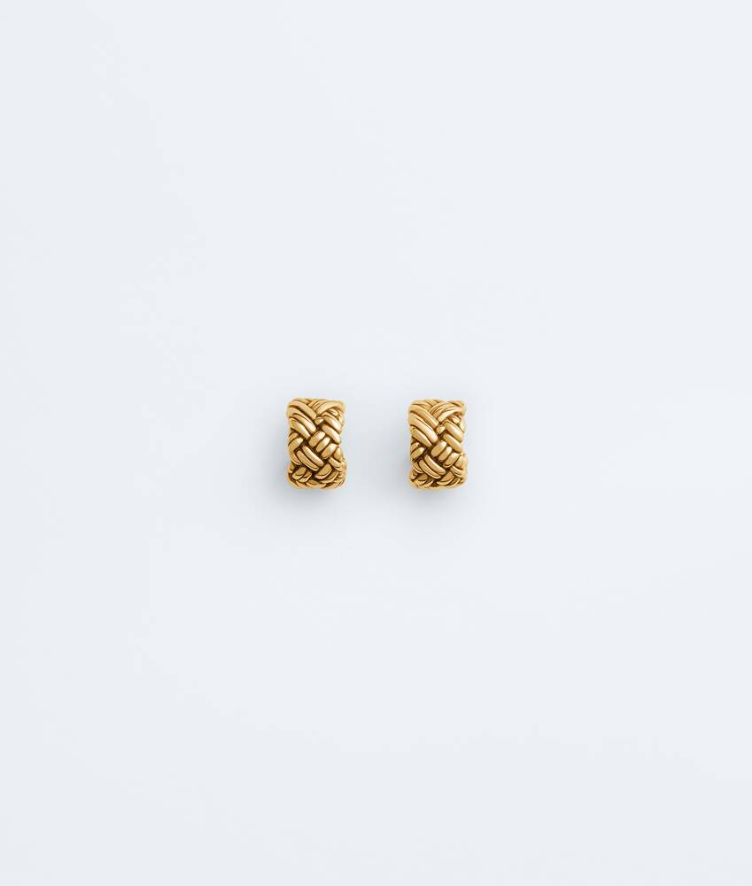 BOTTEGA VENETA Intreccio编织小号耳环