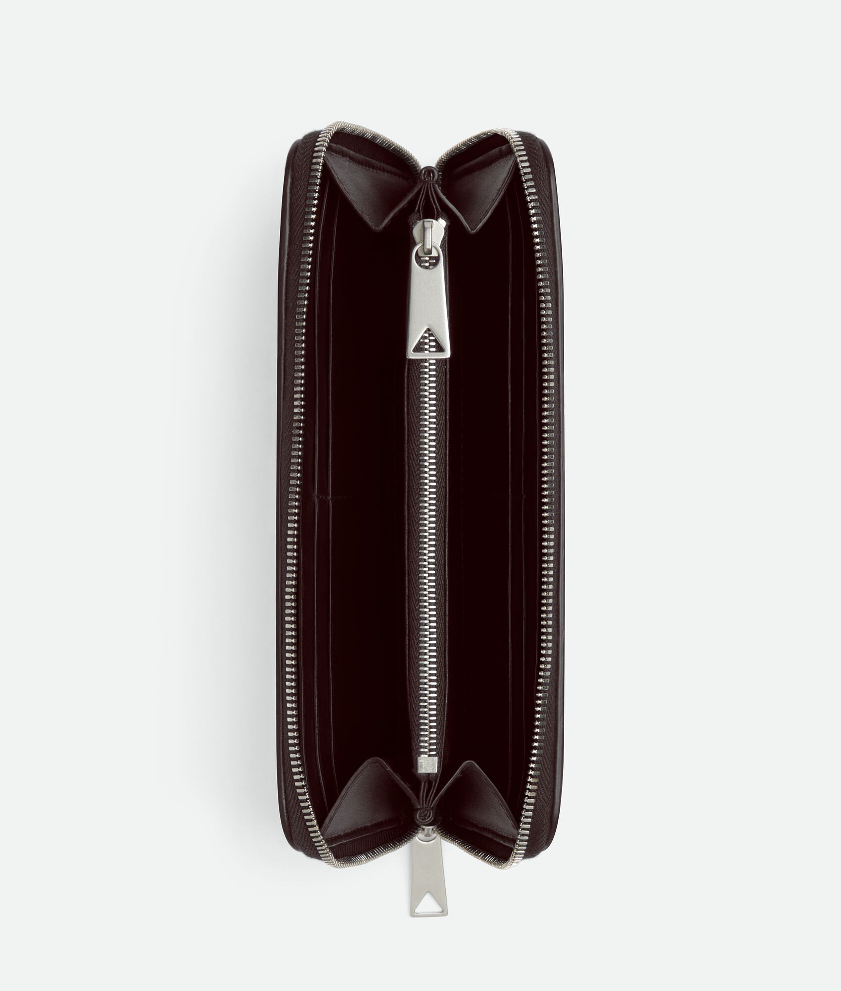 BOTTEGA VENETA Intrecciato编织环绕式拉链钱包