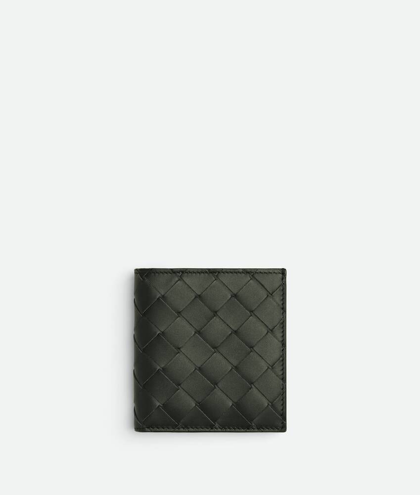 BOTTEGA VENETA Intrecciato编织双折薄钱包