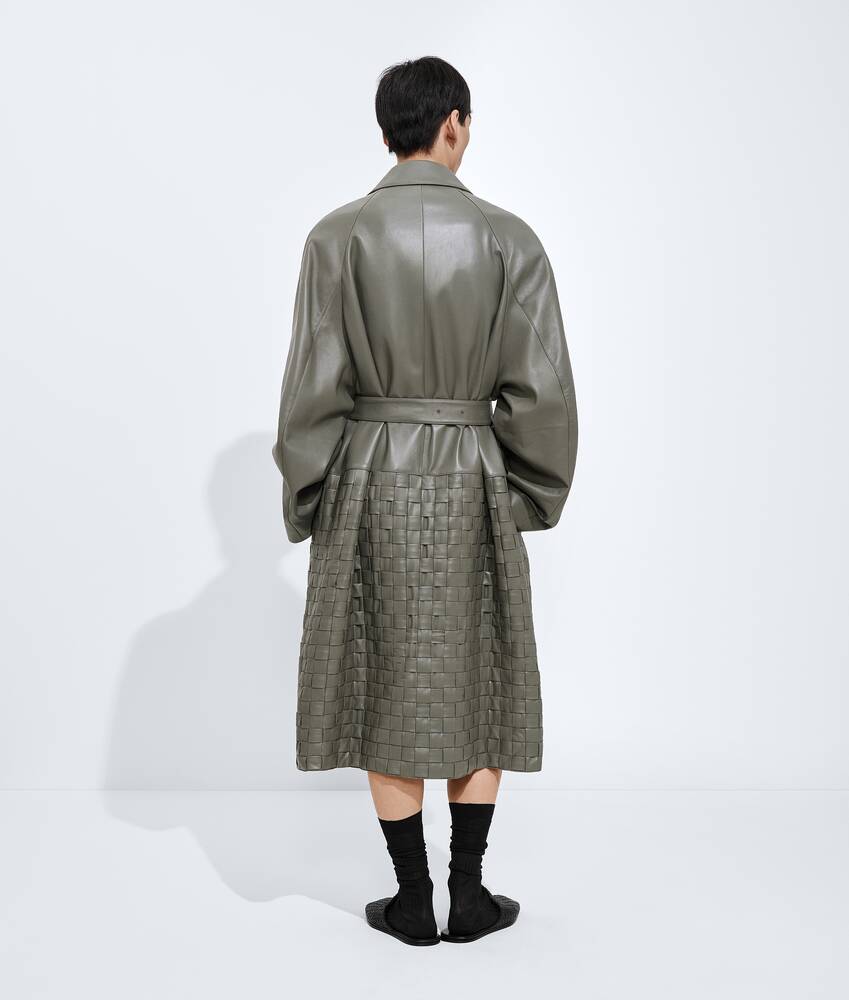 BOTTEGA VENETA 皮革大衣 